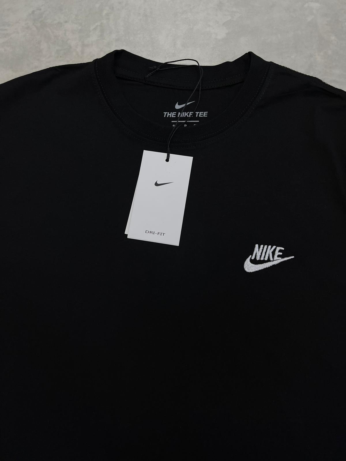 Mini Nakış Logo Black T-shirt