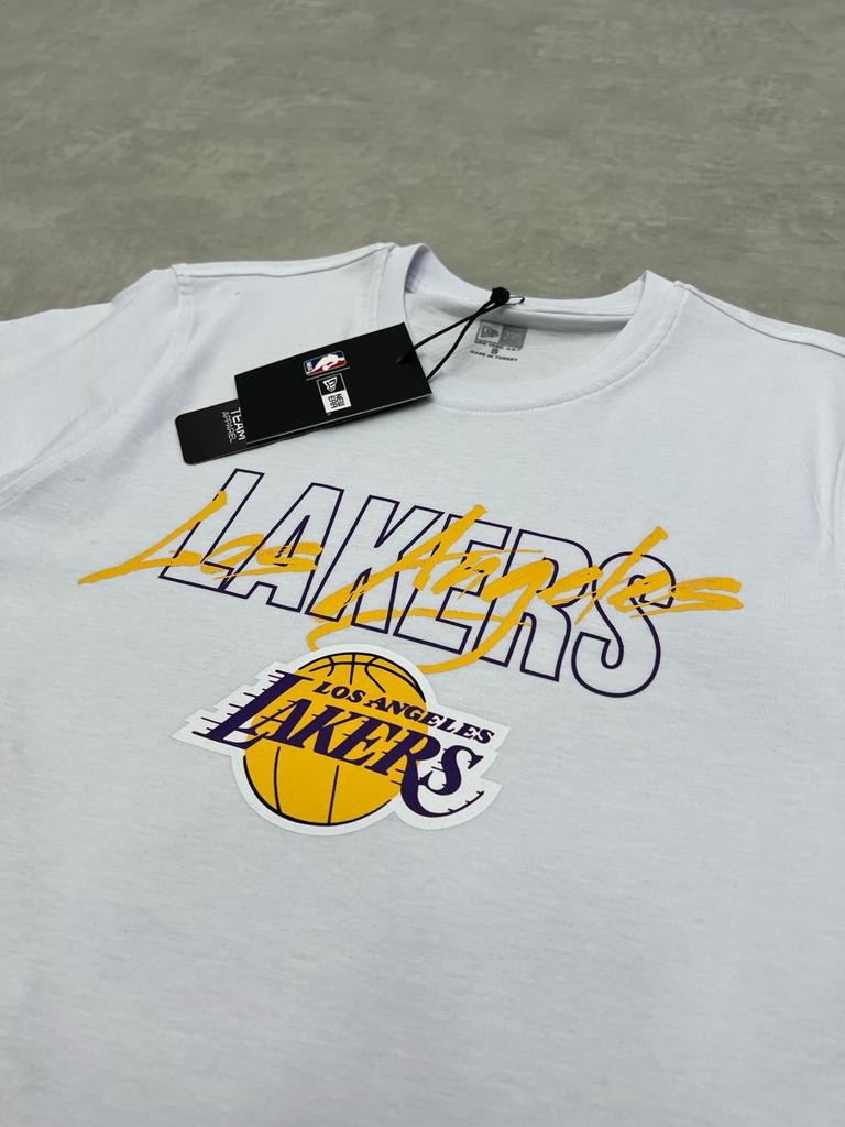 Lakers White Icon Logo T-shirt