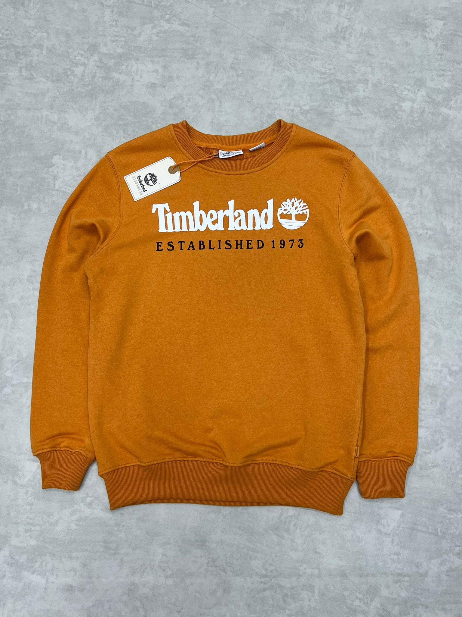 Est.1973 Mid Icon Logo Orange Sweatshirt