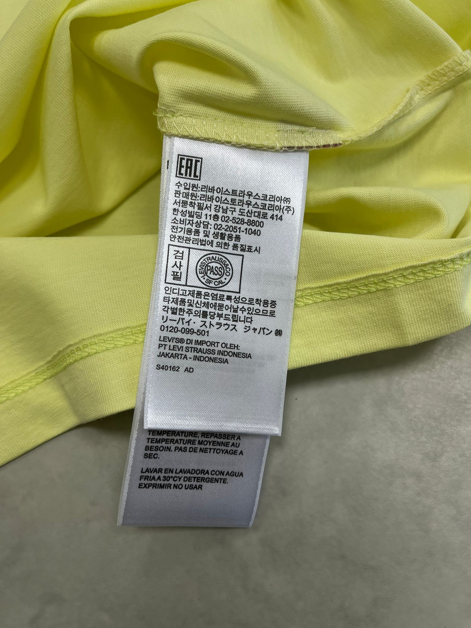 Mid Icon Logo Basic Sarı T-shirt