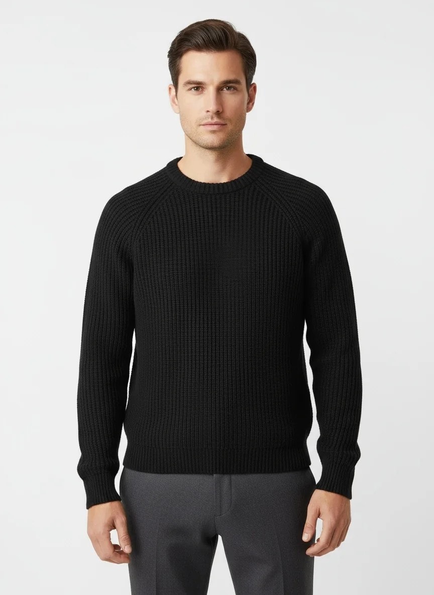 Yeni Sezon Yün Şardonlu Kalın Kazak