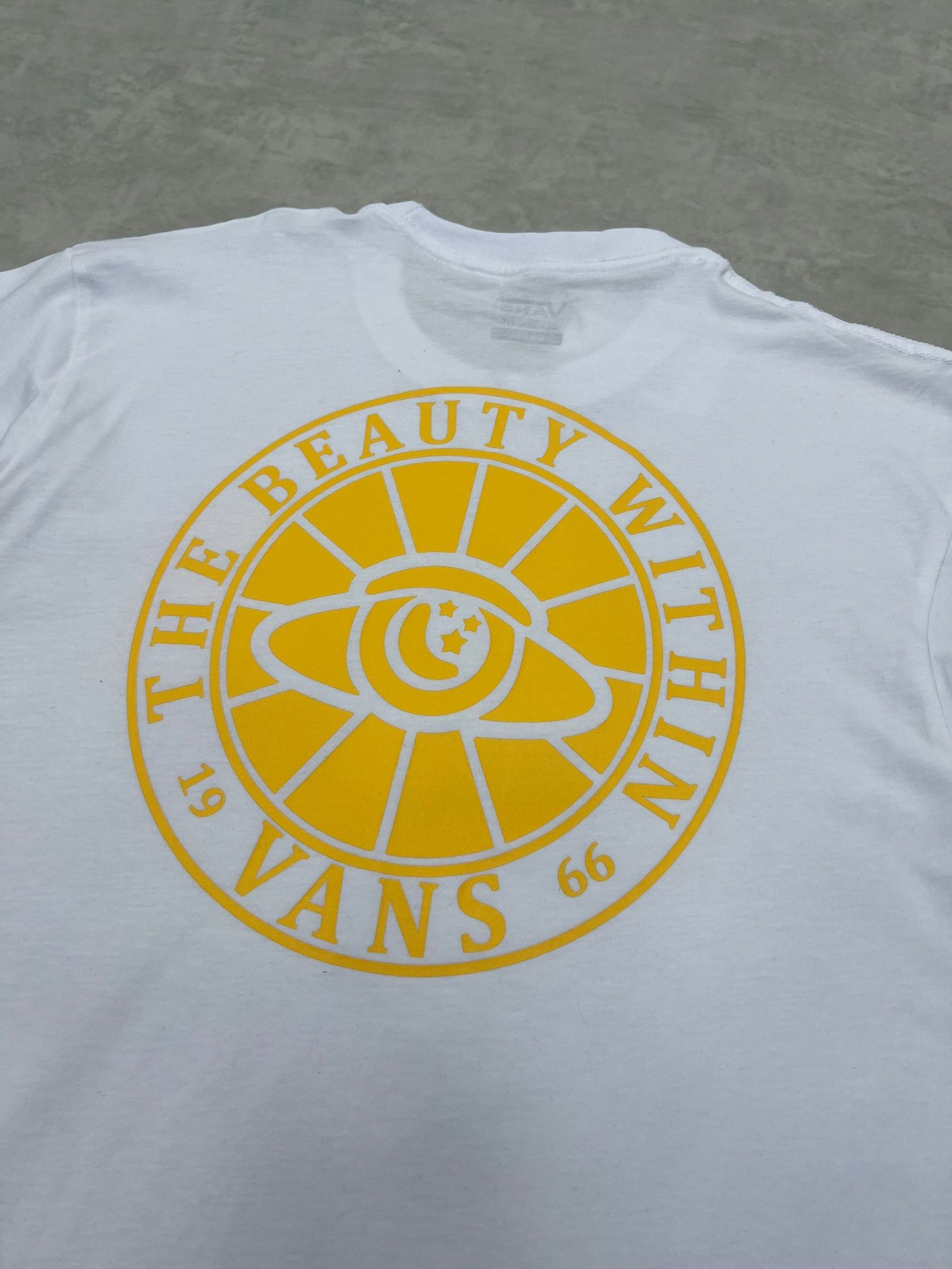 The Beauty Of The Wall Back Print White T-shirt