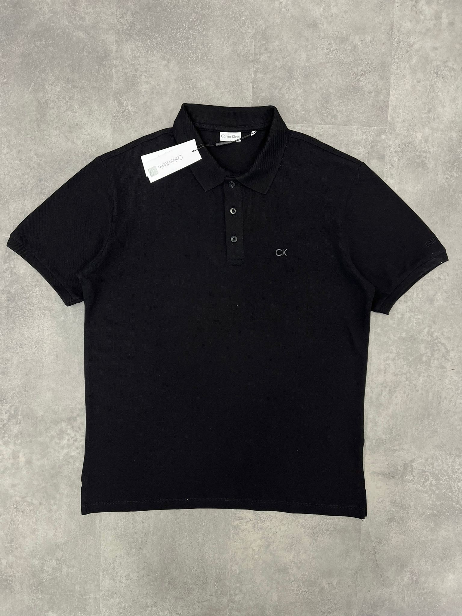 Yeni Sezon Basic Ceast Mini Logo Black T-shirt