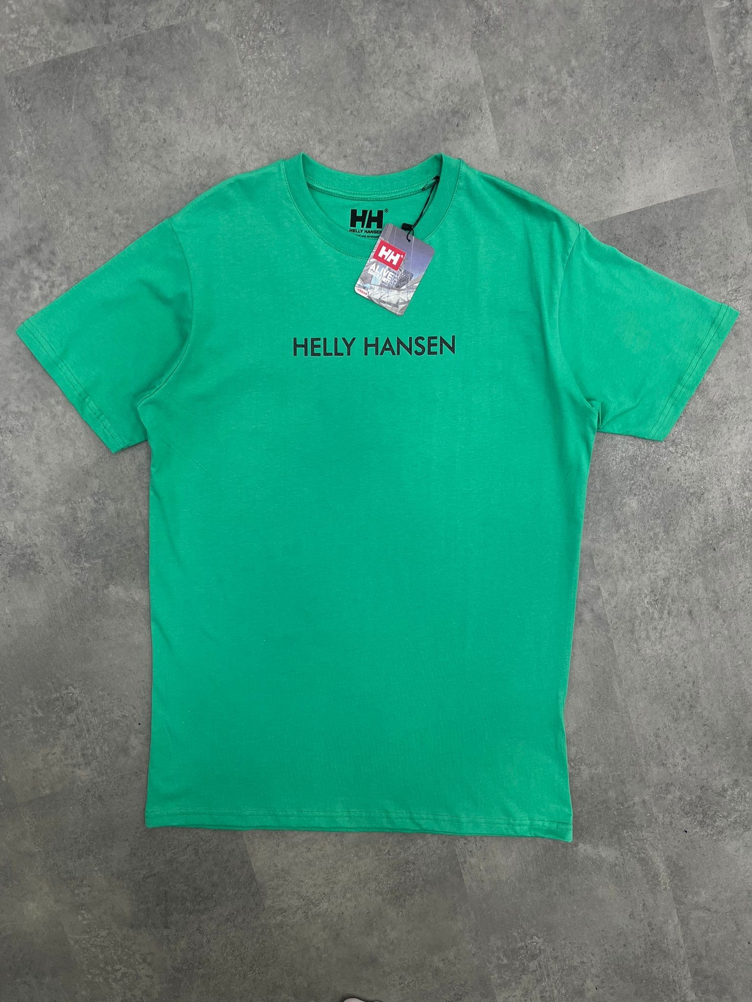 Yeni Sezon Back To Print Mid Icon Basic Green  T-shirt