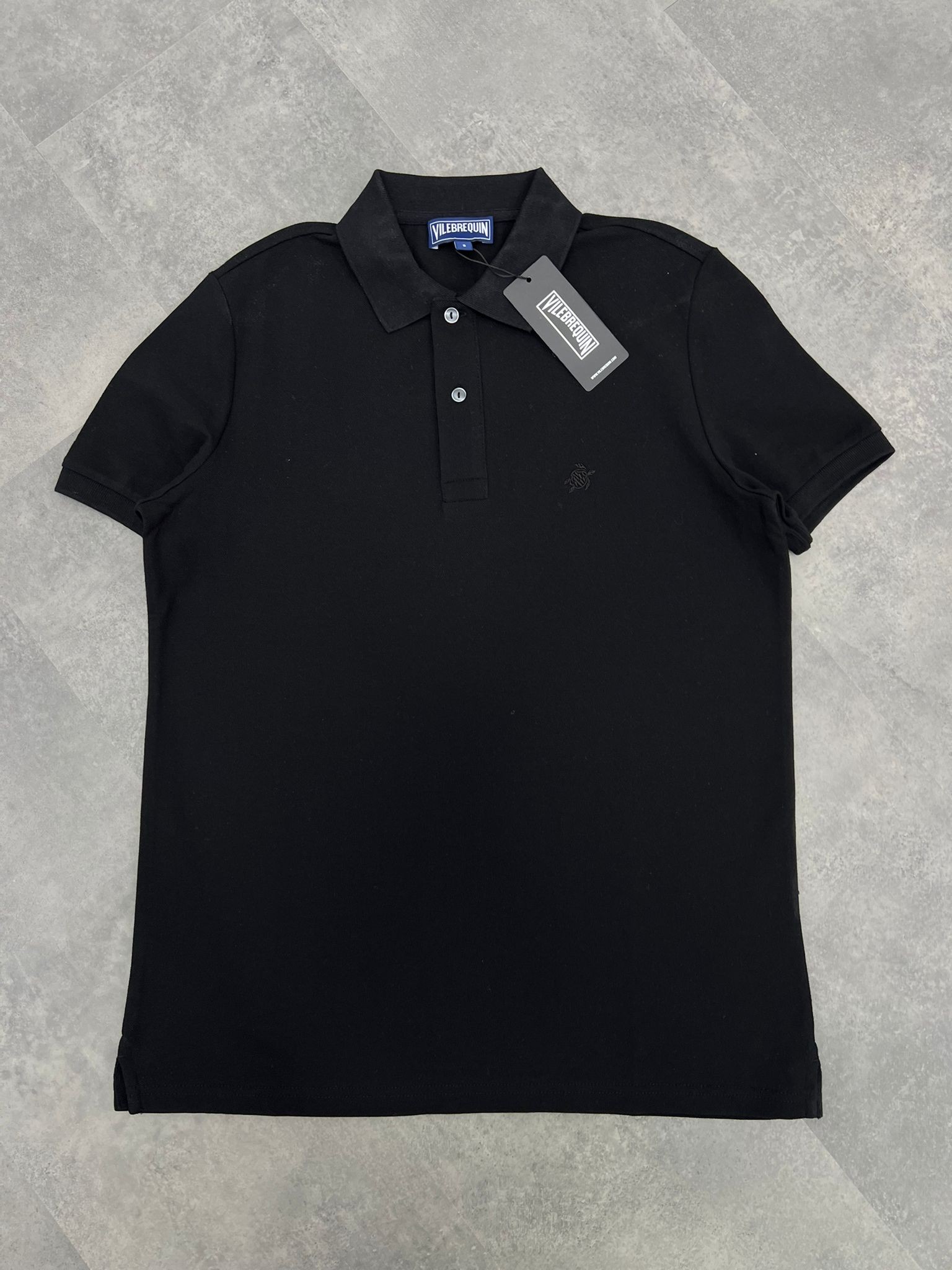 Yeni Sezon Ton To Tone Ocean Black  Polo Yaka