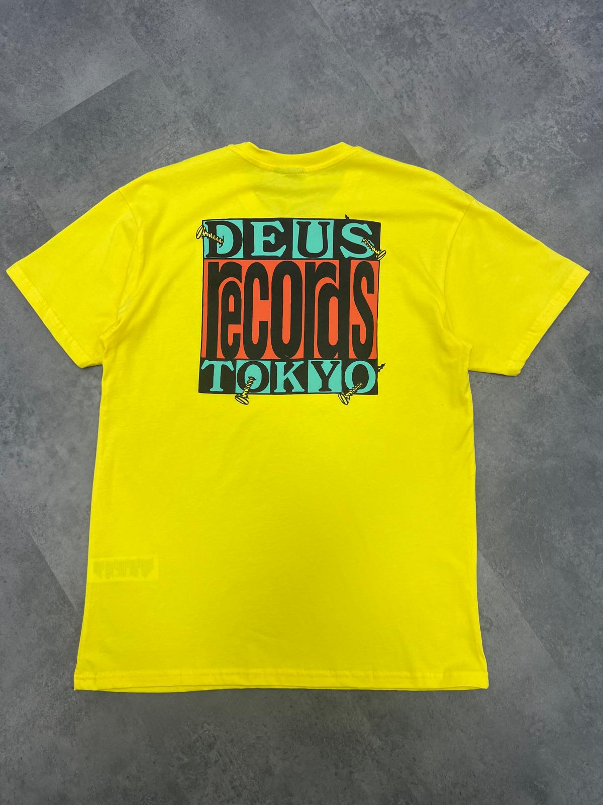 Yeni Sezon Ex Machina Records Yellow T-shirt