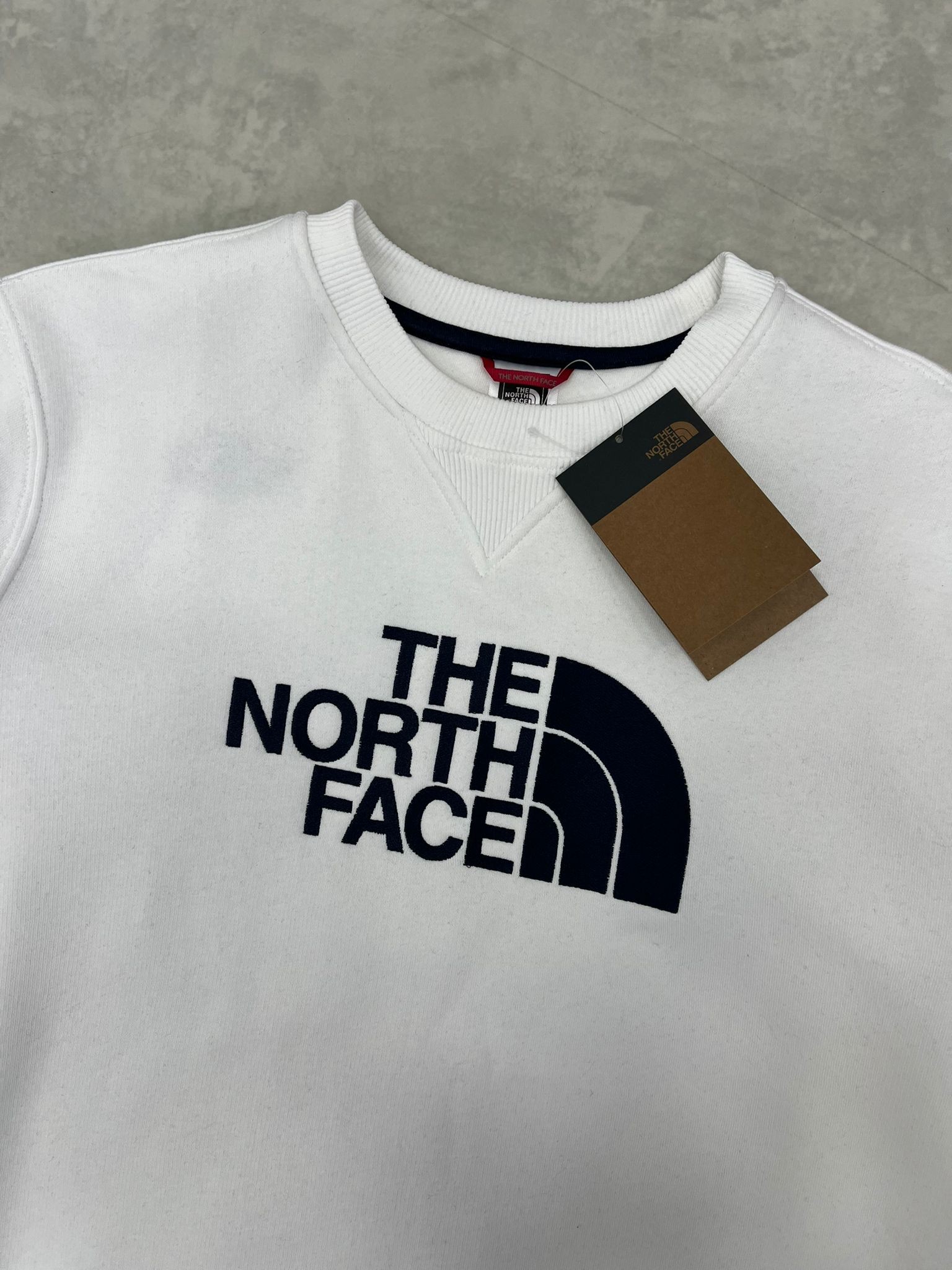 Yeni Sezon Mid İcon Full Nakış Logo  White Sweatshirt
