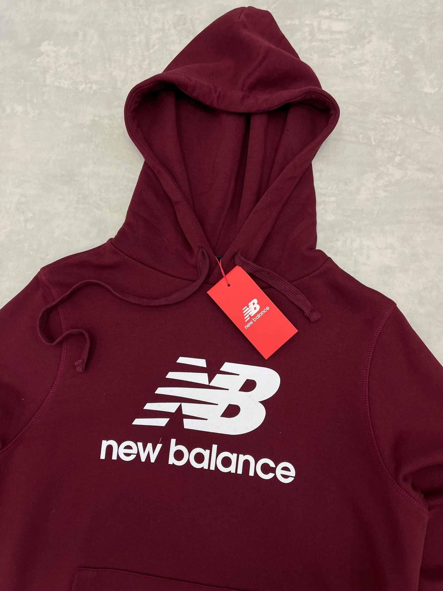 Mid Essential İcon Logo Bordo Sweatshirt