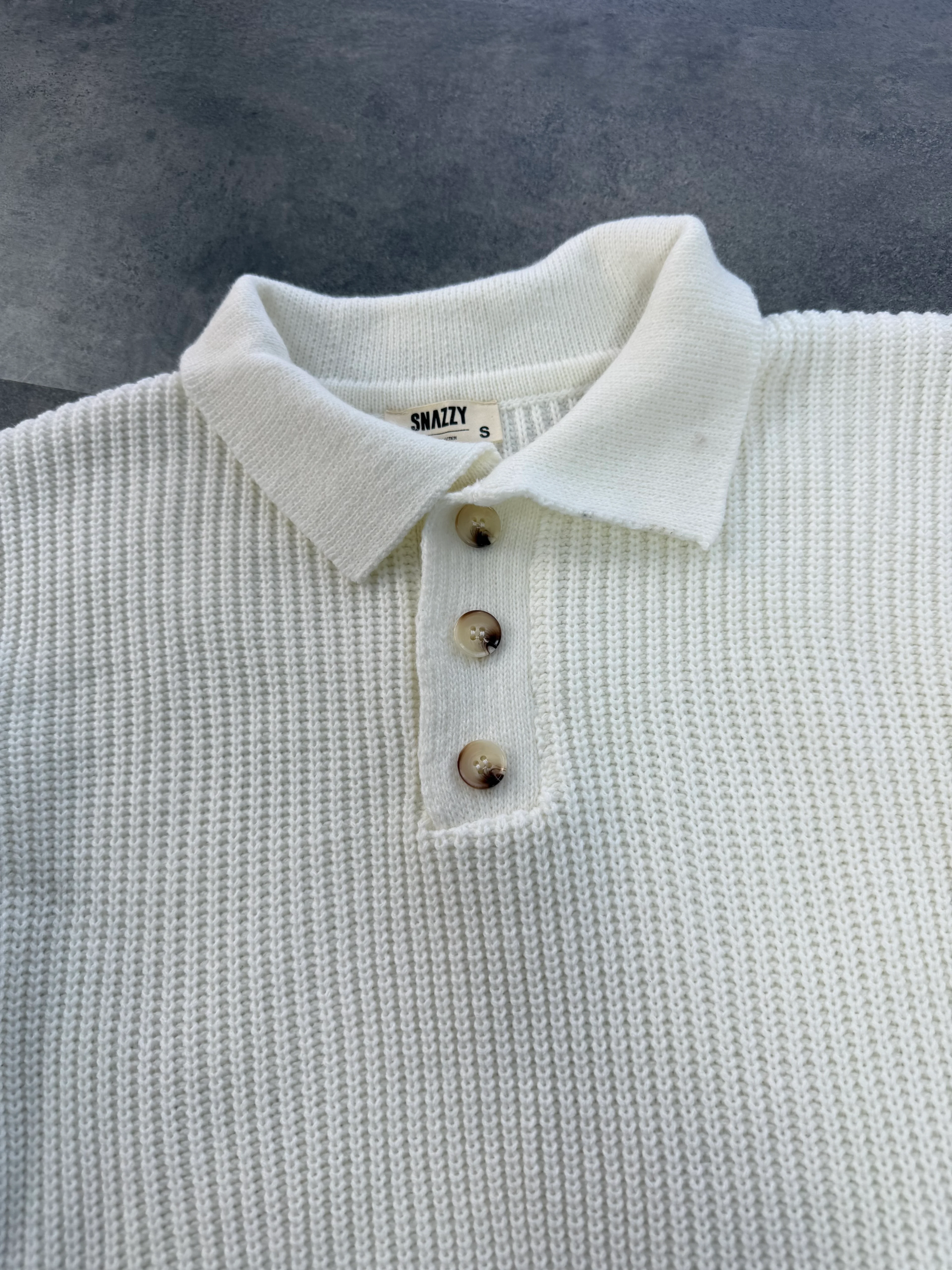 Yeni Sezon Pamuk Özel Örgü Kalın Düğmeli Triko Kazak