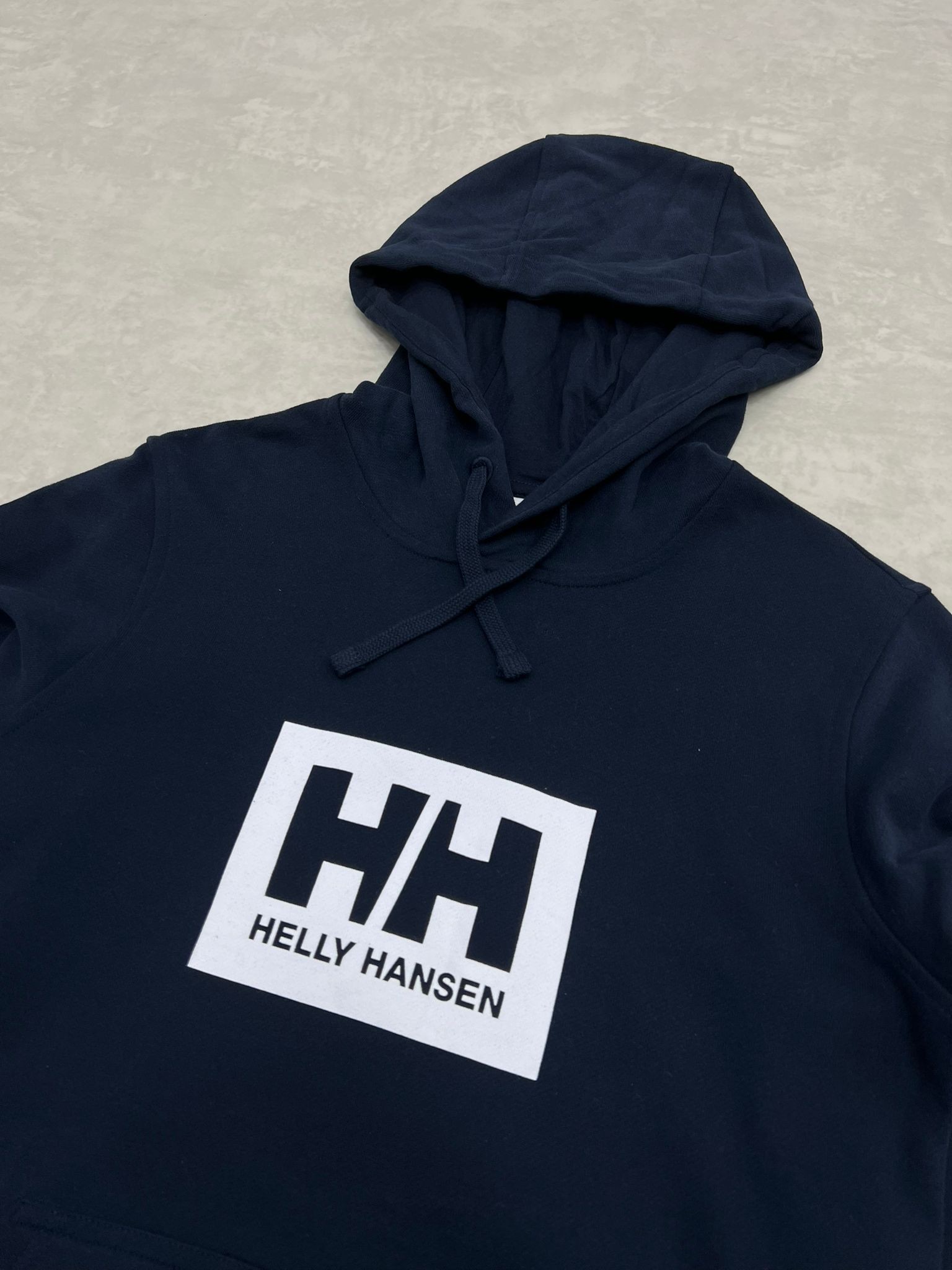 Mid Icon Logo Essential Navy Blue Sweatshirt