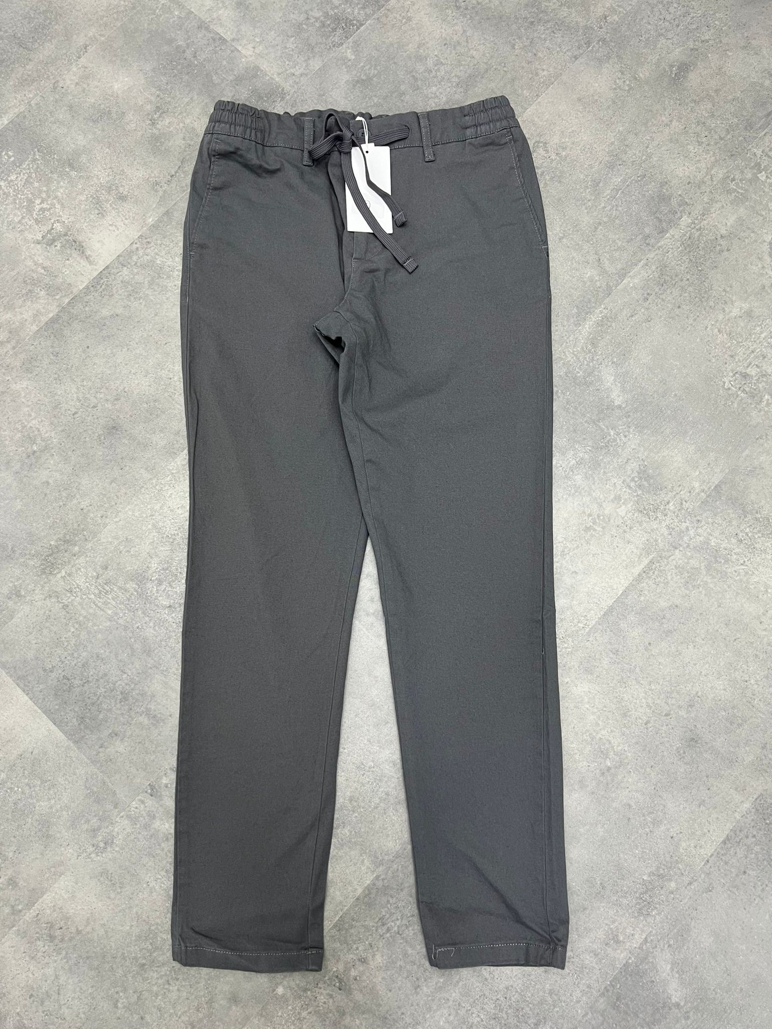 Yeni Sezon Organik Pamuk Gabardin Pantalon - GRİ