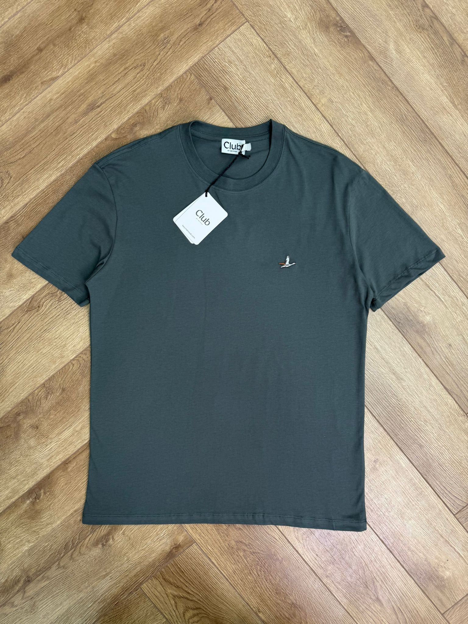 Yeni Sezon Classic Basic Mini Logo T-shirt - HAKİ