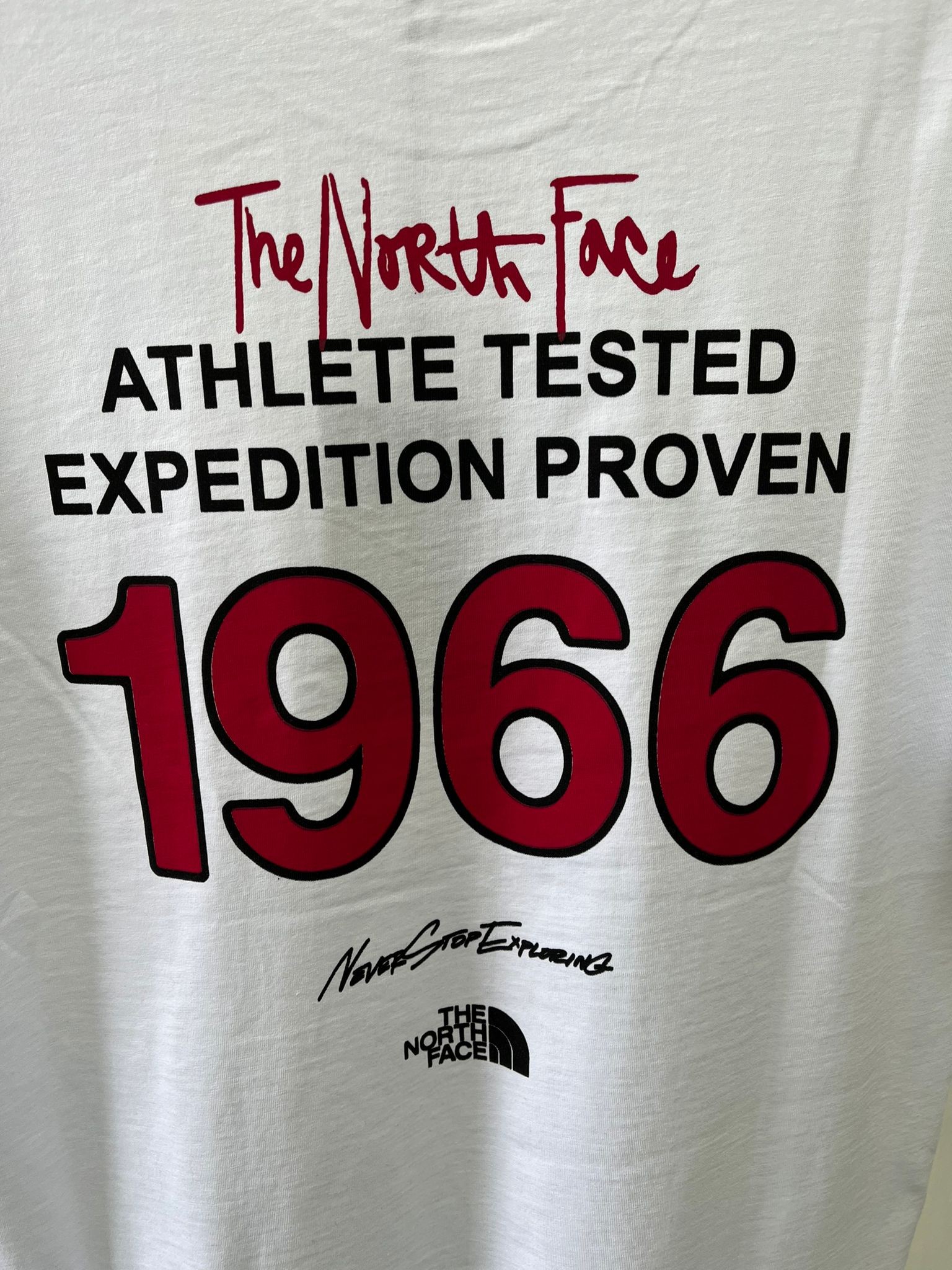 1966 Athelete White Oversize T-shirt