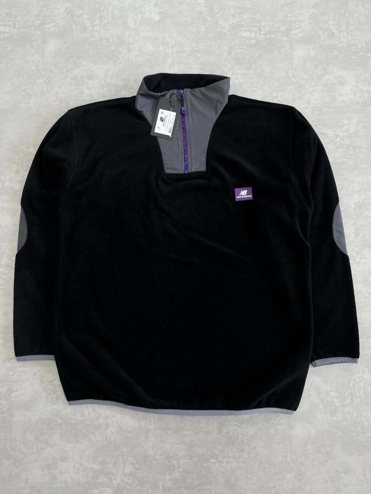 Half Zip Black Polar