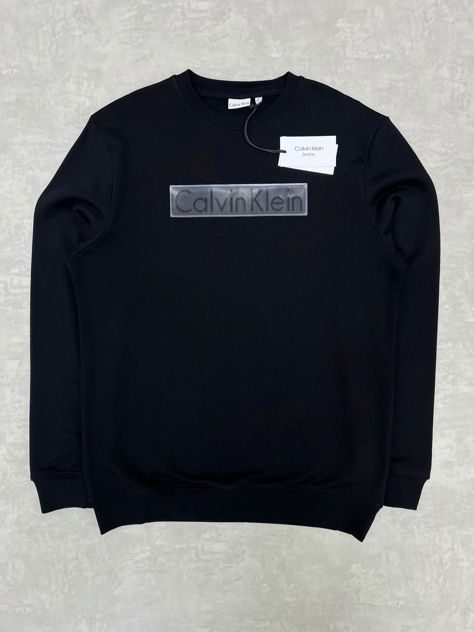 Yeni Sezon Hologram Logolu Özel Seri Black Sweatshirt