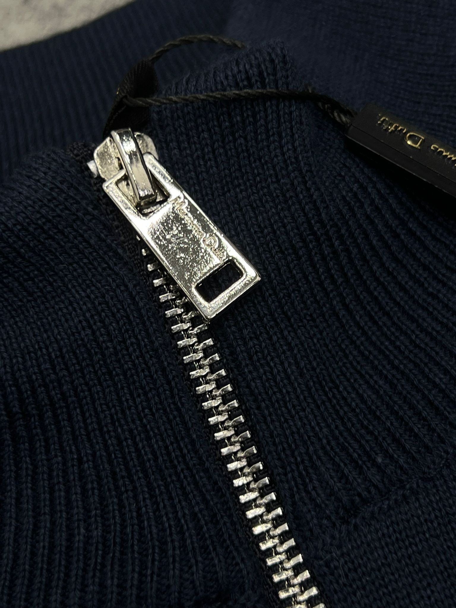 Yeni Sezon Organik Pamuk Triko Yarım Fermuarlı Sweatshirt