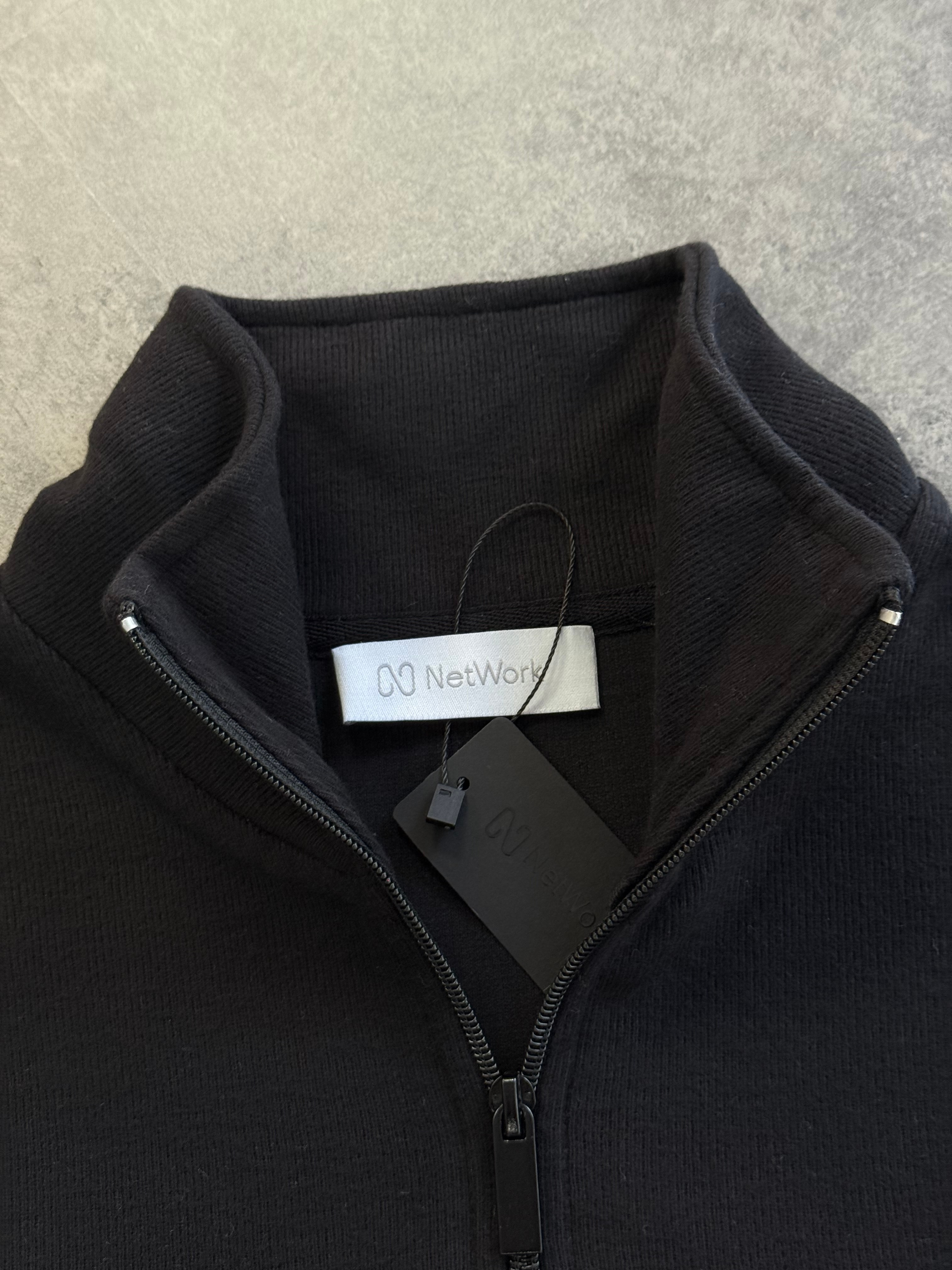 Yeni Sezon Selanik Kumaş Yarım Fermuarlı Sweatshirt