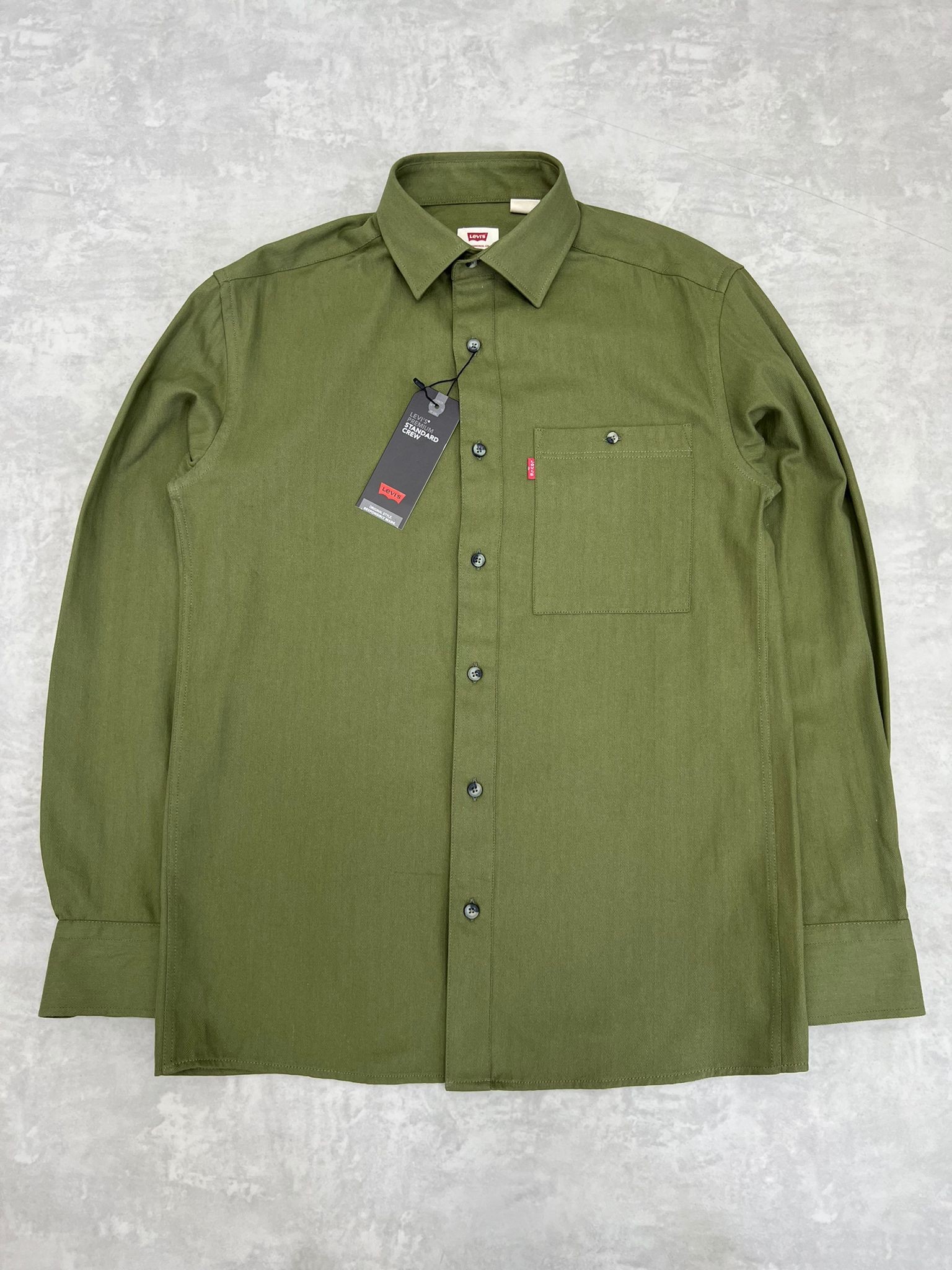 Yeni Sezon Limited Edition Gabardin Fıstık Yeşili Gömlek