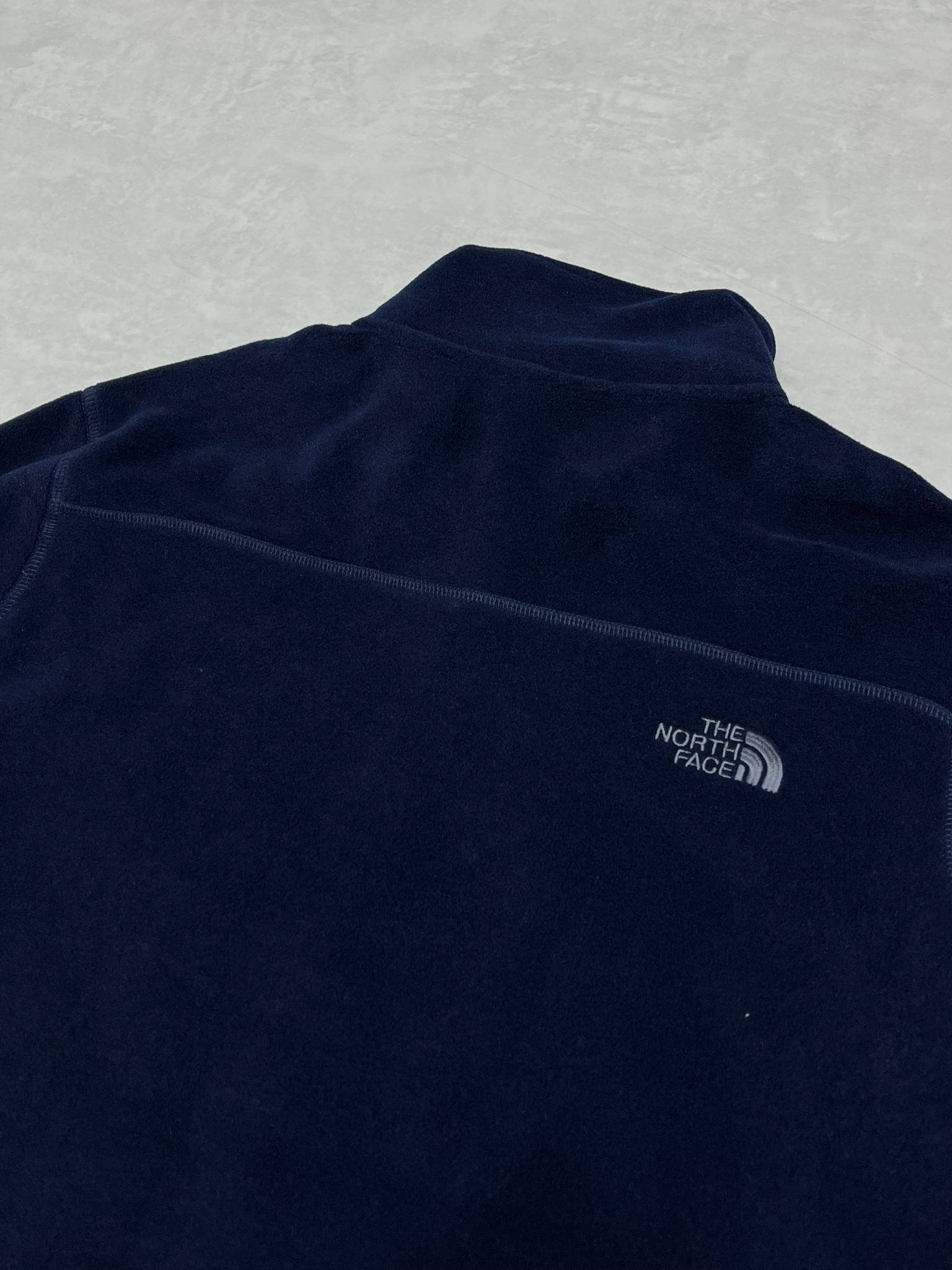 Yarım Fermuarlı Mini Logo Navy Blue  Polar