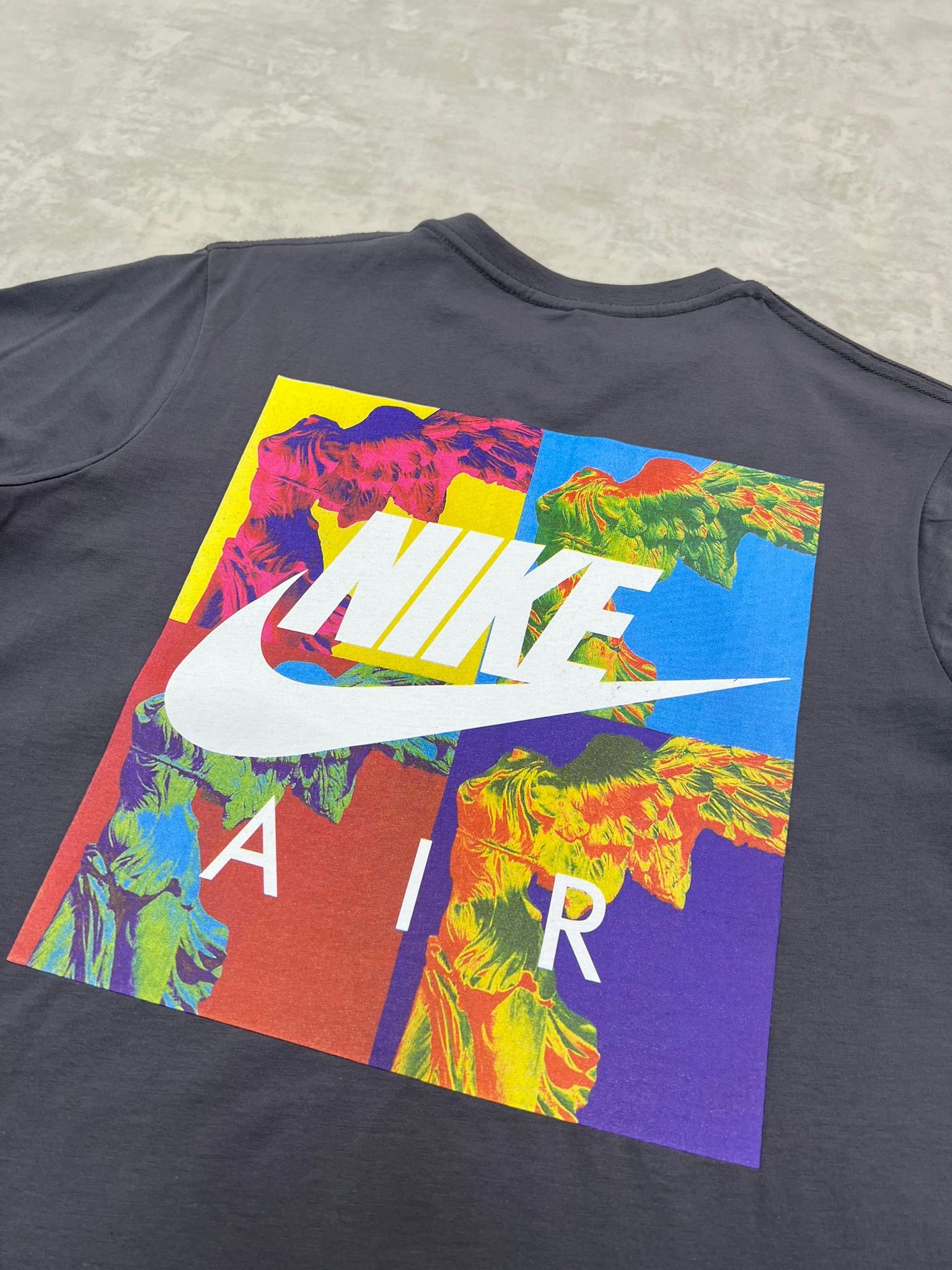 Back Print Antrasit Color Models  T-shirt