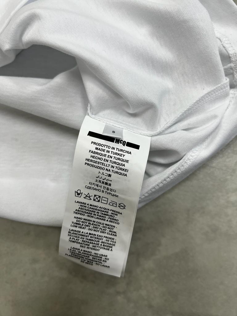 Mid Duck Logo White  T-shirt