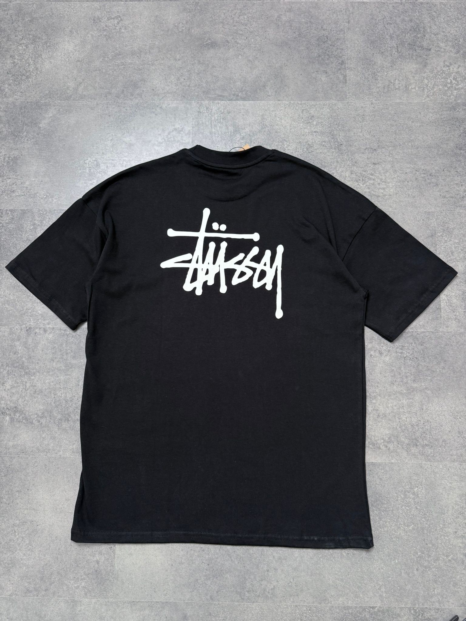 Yeni Sezon Classic Back To Print Black T-shirt