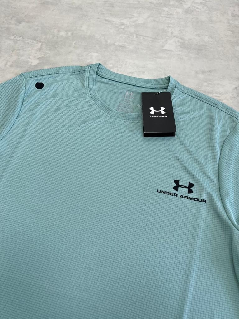 Mini Logo Nefes Alan Su Yeşili T-shirt