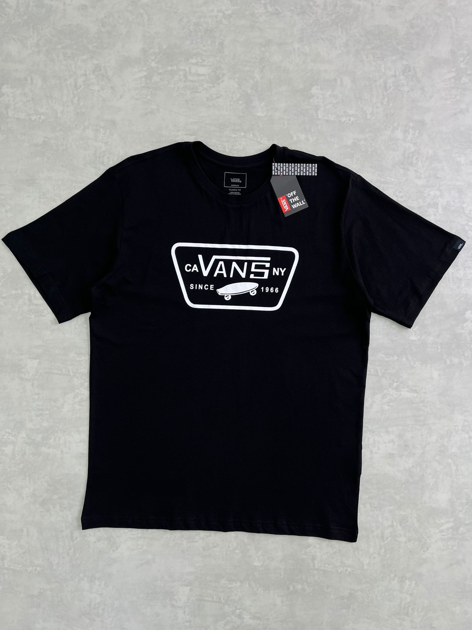 Yeni Sezon Mid Icon Cavansny Sınce 1966 Black T-shirt