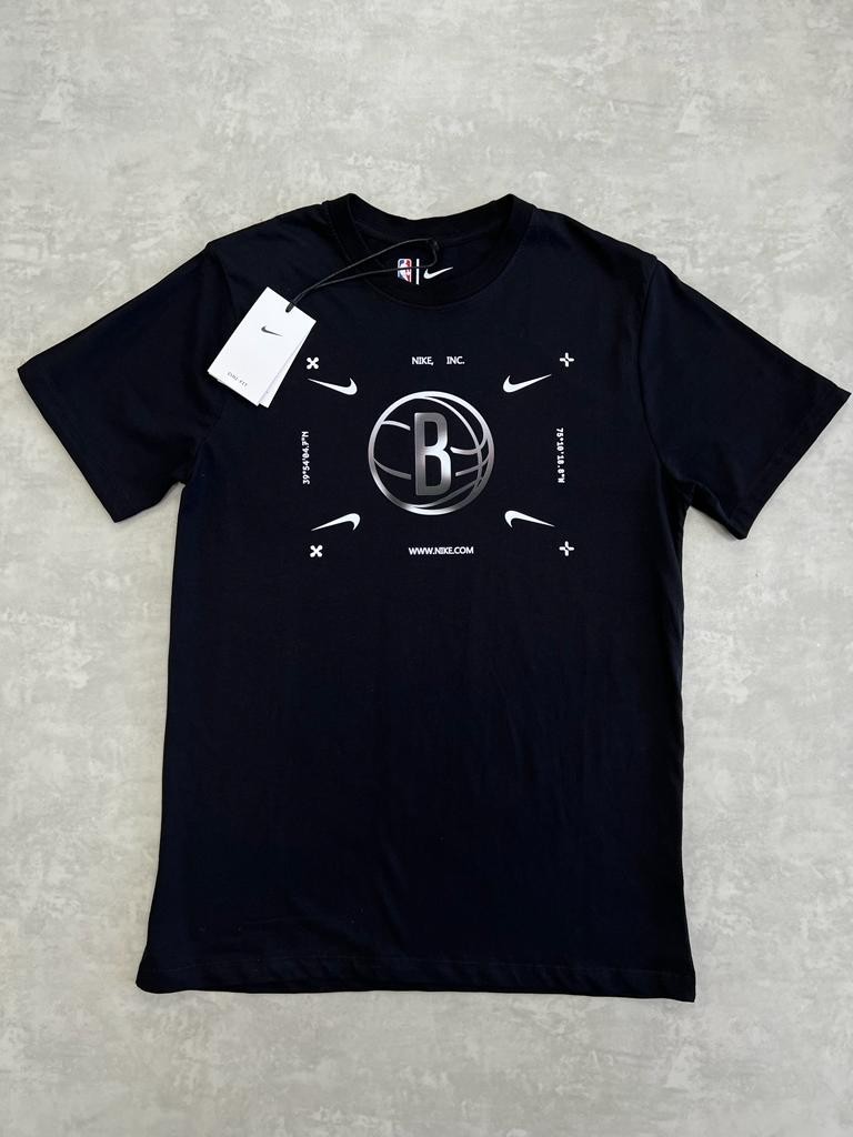 Brooklyn Nets Essential Logo Black T-shirt