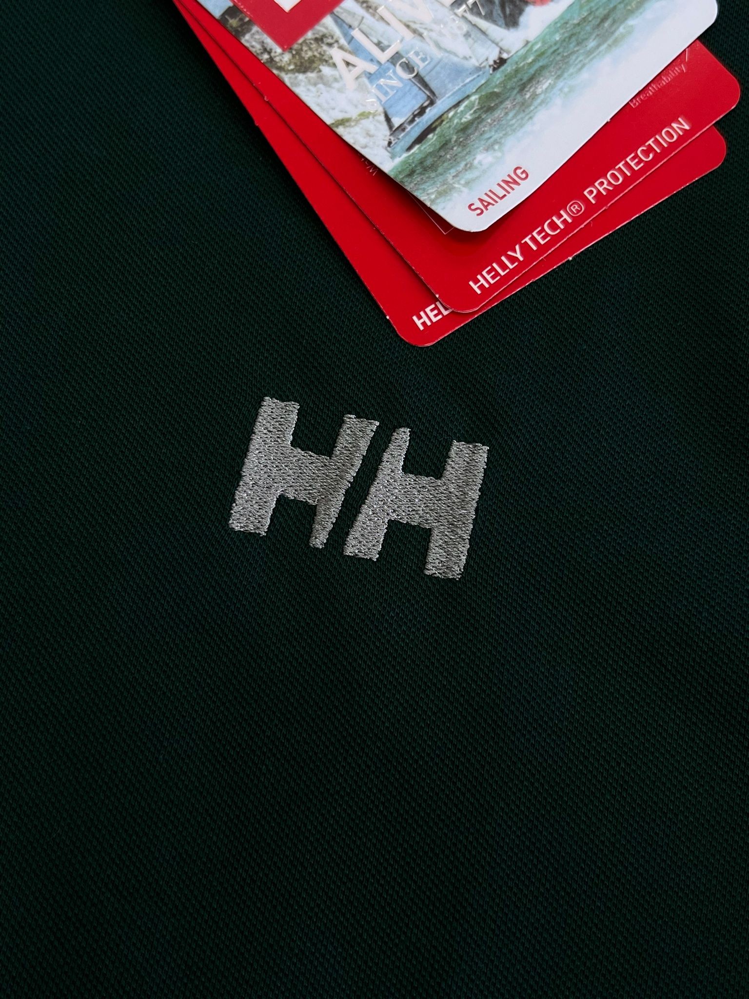Dark Green Slim Fit Classic Logo Polo Yaka T-shirt