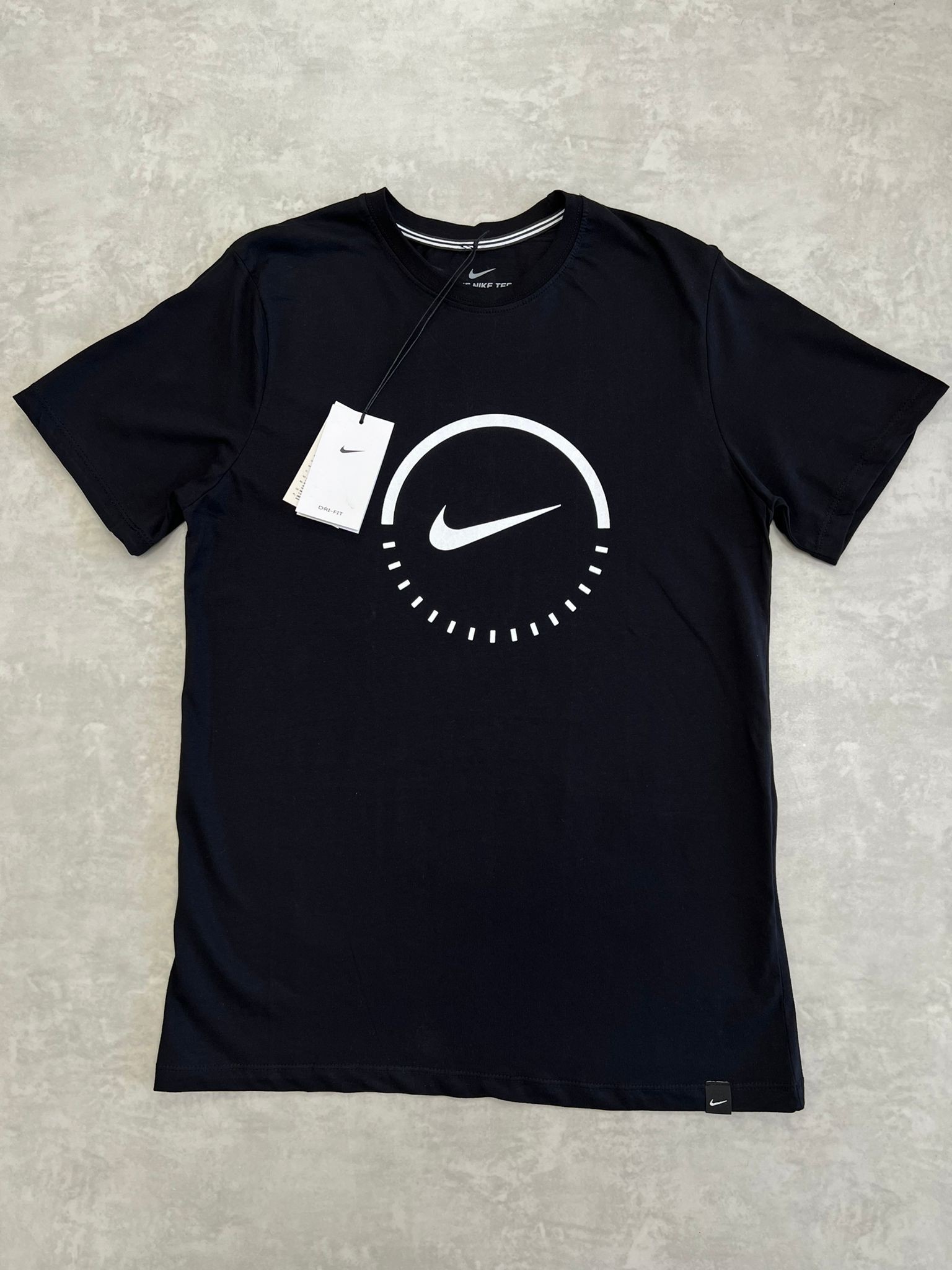 Mid Clock  Logo Black T-shirt