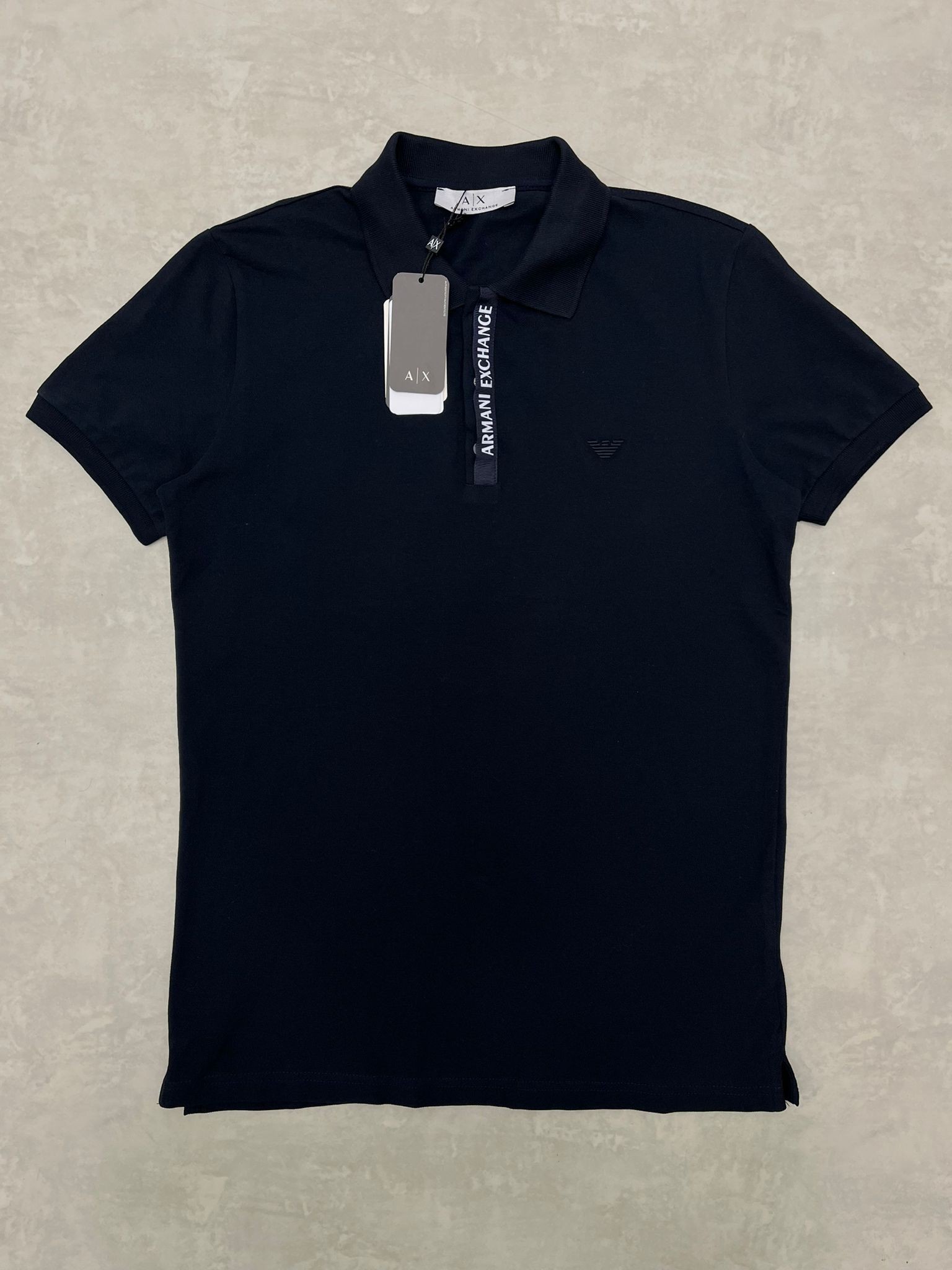 Classic Yaka Detaylı Navy Blue Polo Yaka