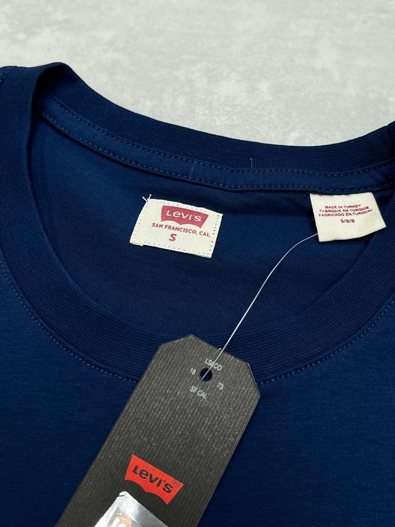 Classic Mini Logo Basic İndigo T-shirt