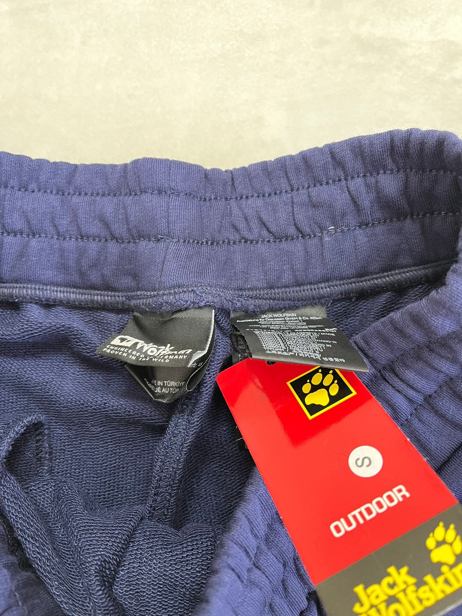Nakış Logo Regular Şardonsuz Navy Blue Eşofman Altı