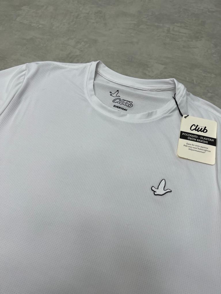 Classic Mini Logo (Clima Cool)  Basic  White  T-shirt