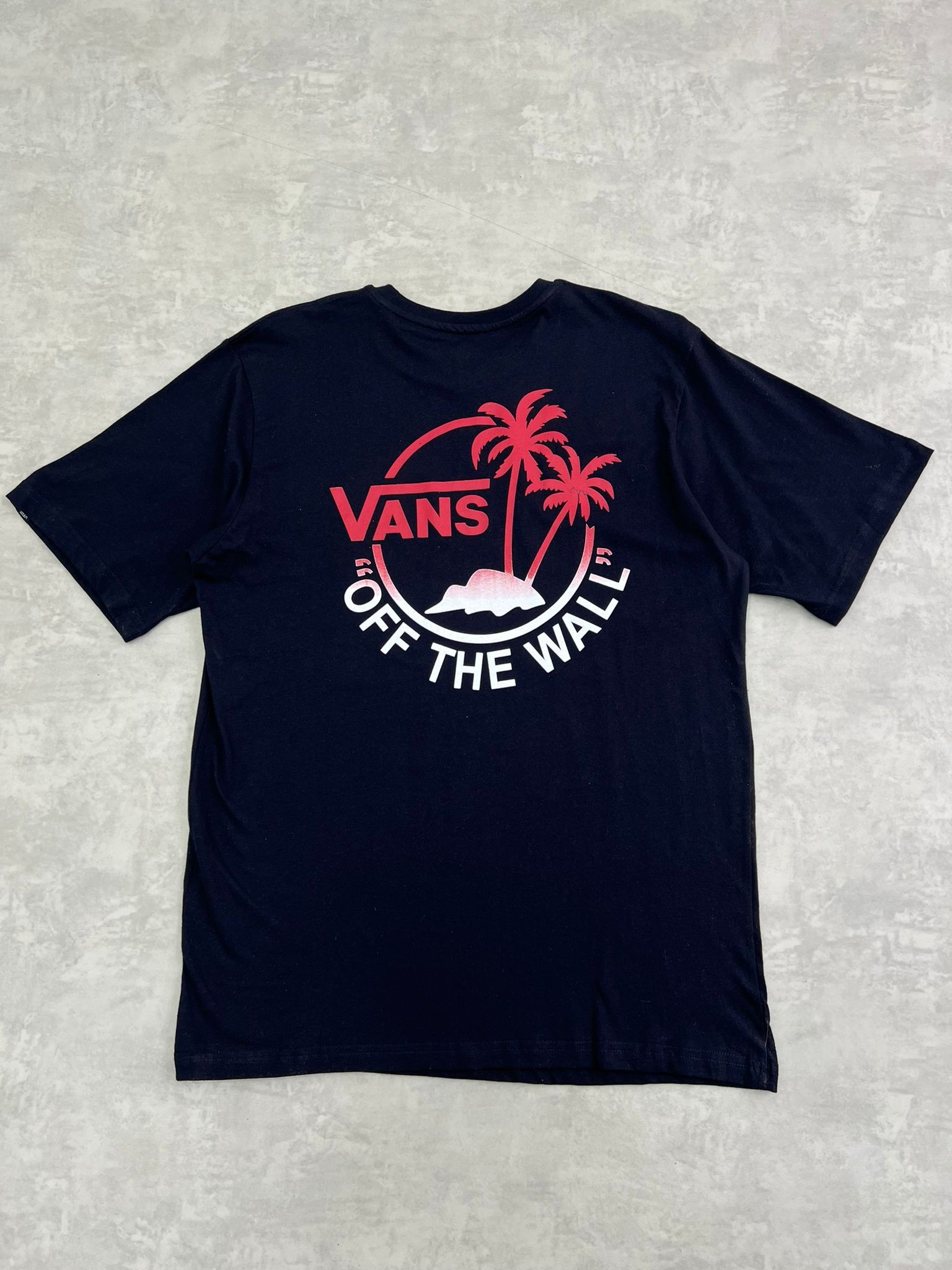 Yeni Sezon Back To Print Palm Beach Navy Blue T-shirt