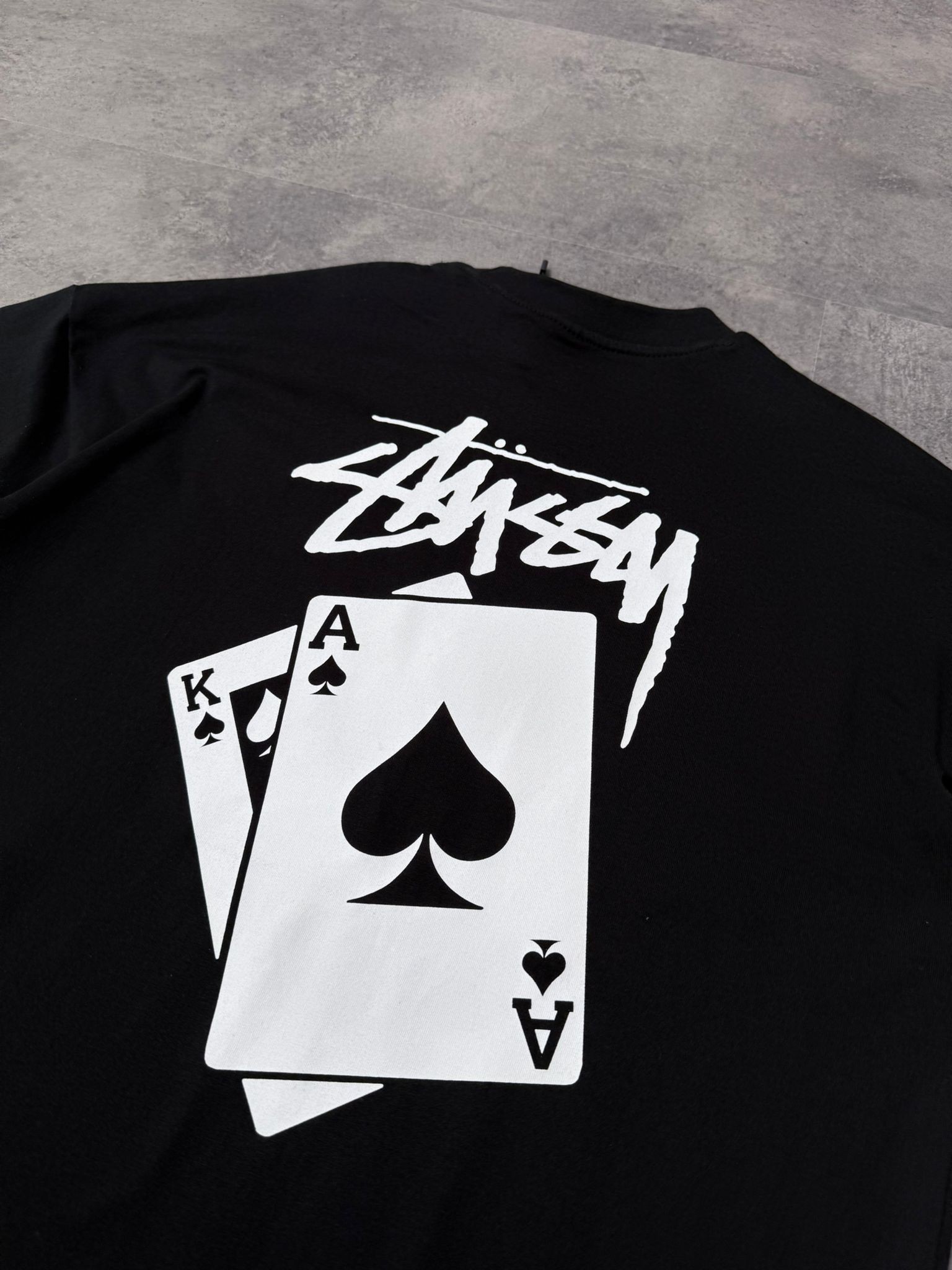 Yeni Sezon Cards Back Print T-shirt