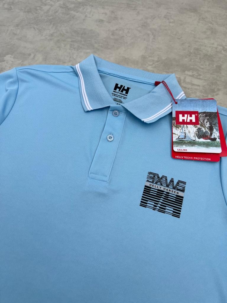 3XW5 HYDROPOWER Clima Cool (Nefes Alan) Polo Yaka Light Blue T-shirt