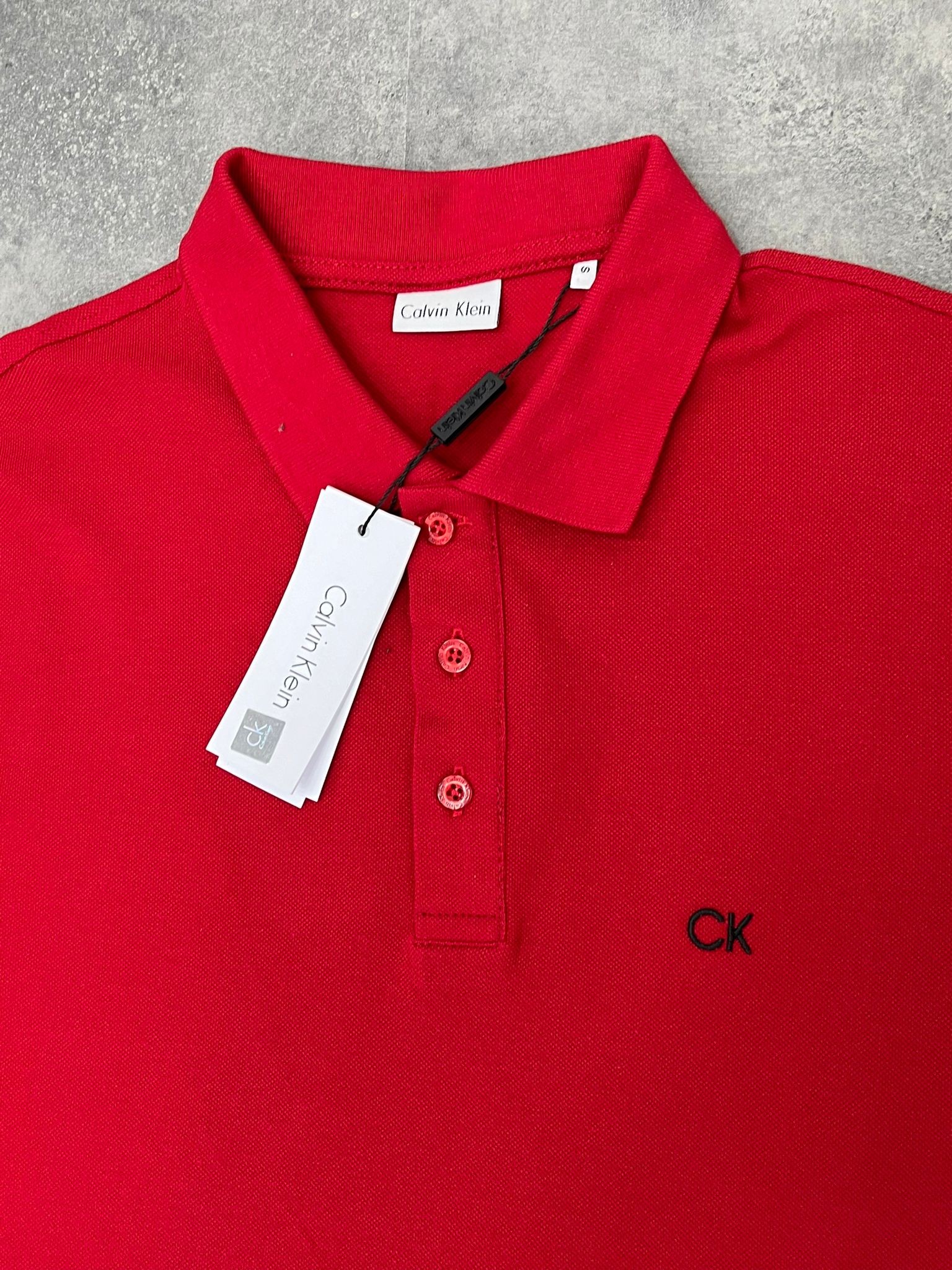 Yeni Sezon Basic Ceast Mini Logo Red T-shirt