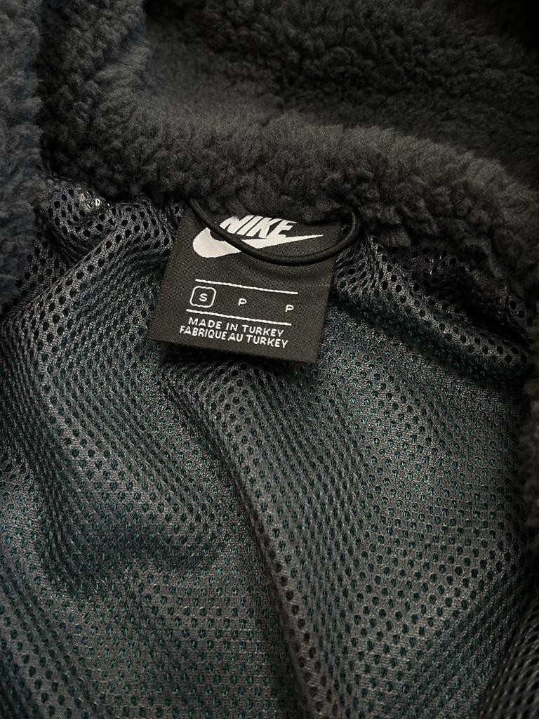 Nike Sportswear  Sherpa Winter White/Green Erkek Ceket