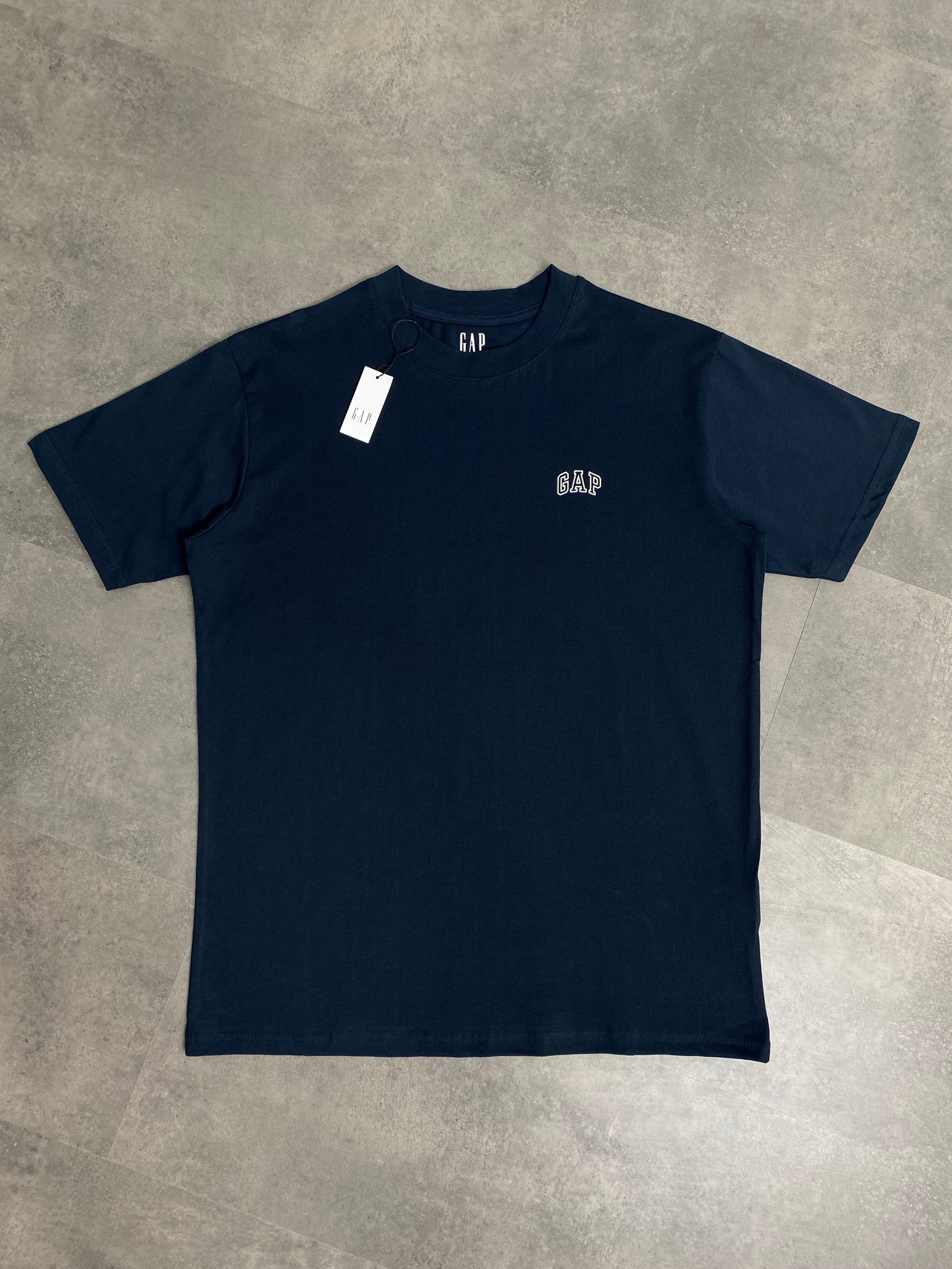Yeni Sezon Basic Classic Logo T-shirt - LACİVERT