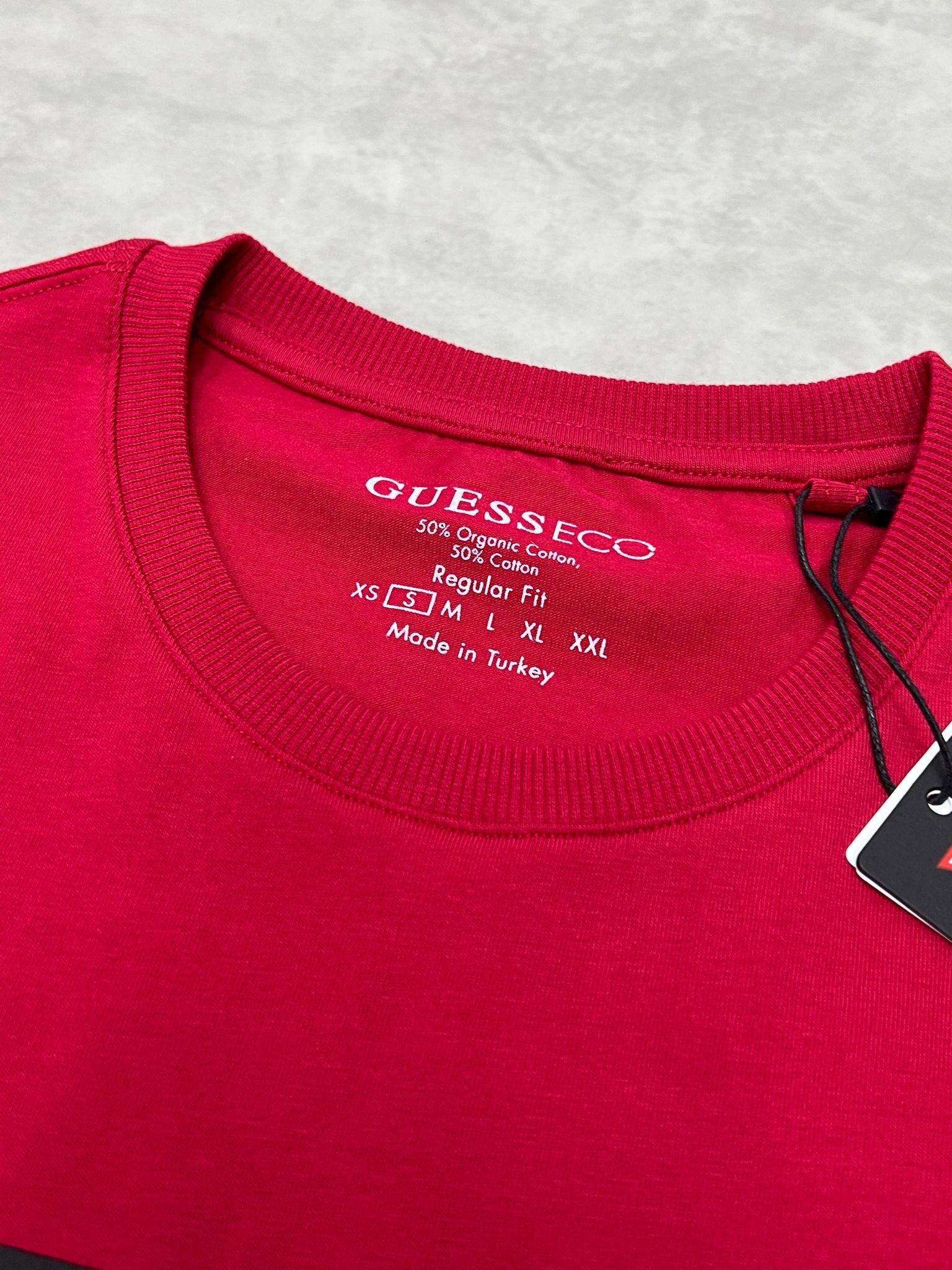 Yeni Sezon Washed Mid Logo  Red T-shirt