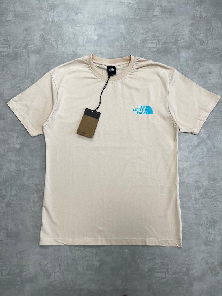 Mountain Print Cream T-shirt