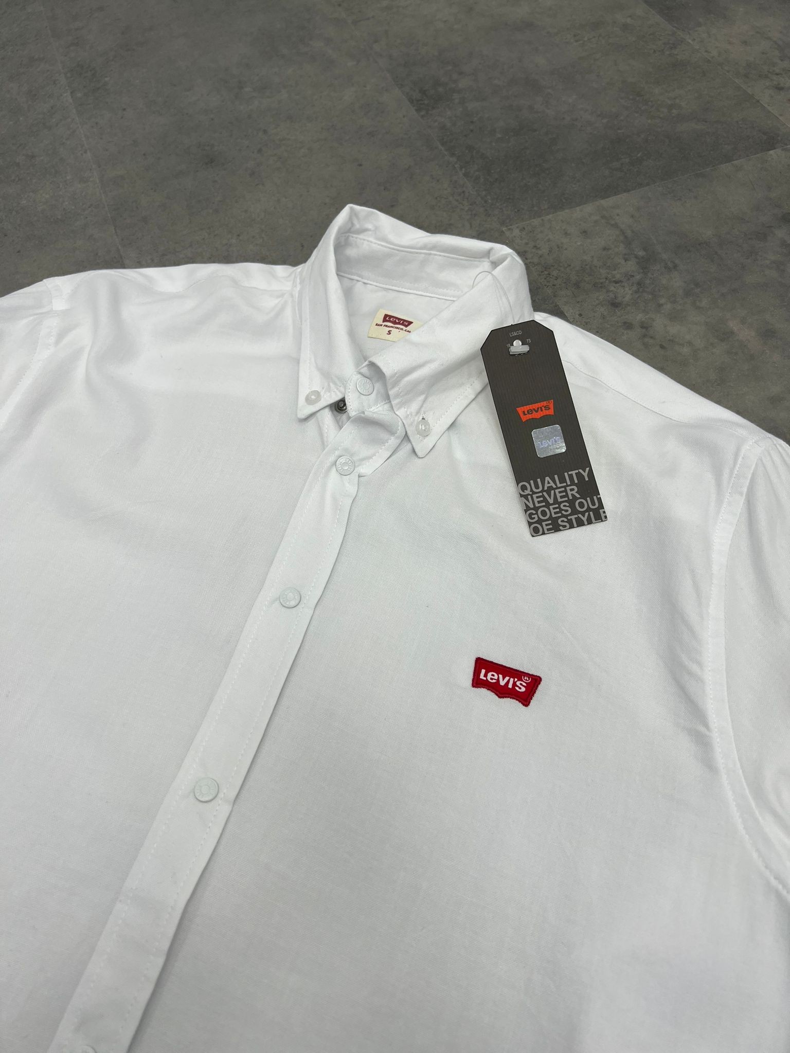 Yeni Sezon Basic Mini Logo Pamuk  White Gömlek