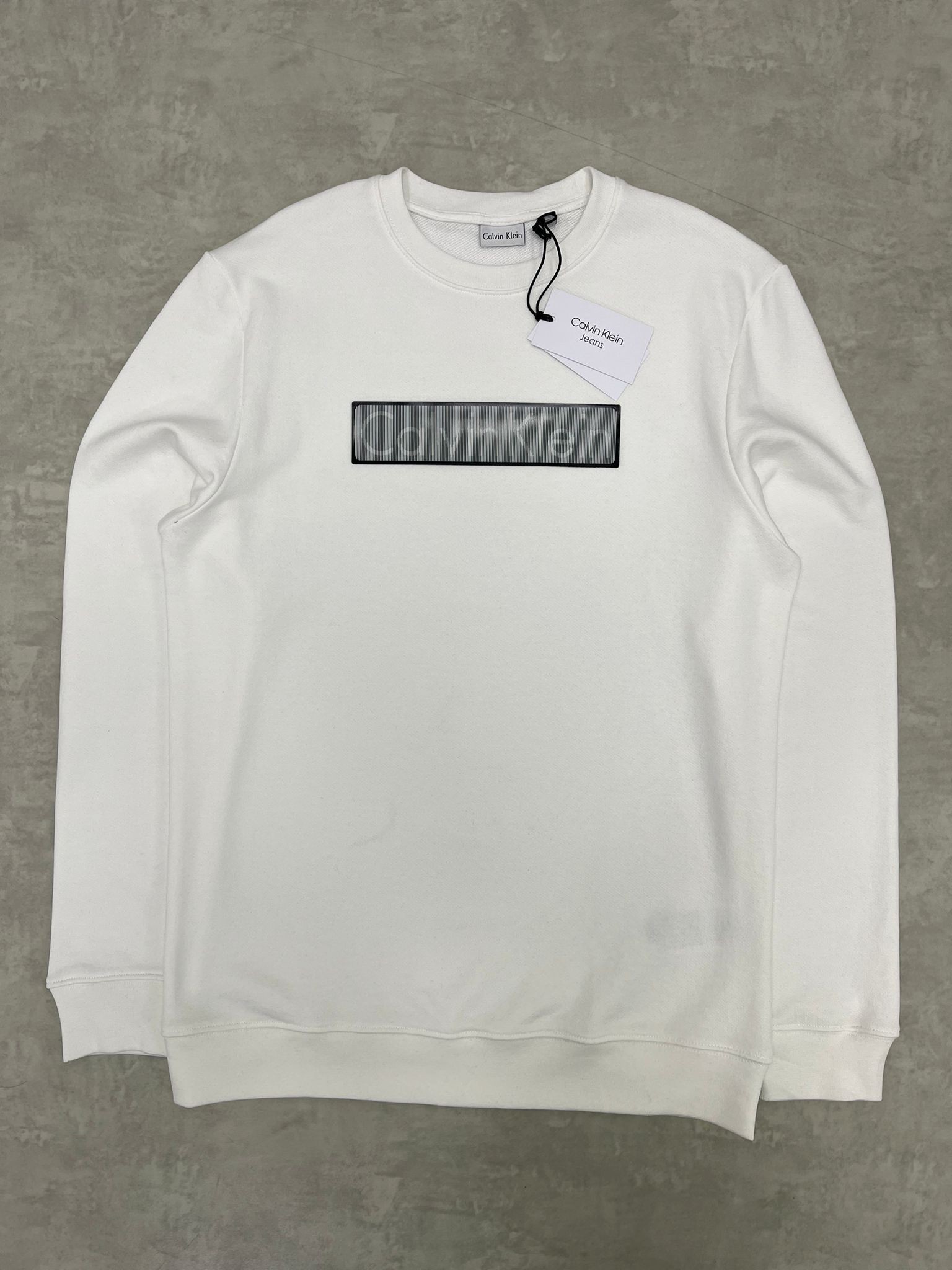 Yeni Sezon Hologram Logolu Özel Seri White Sweatshirt