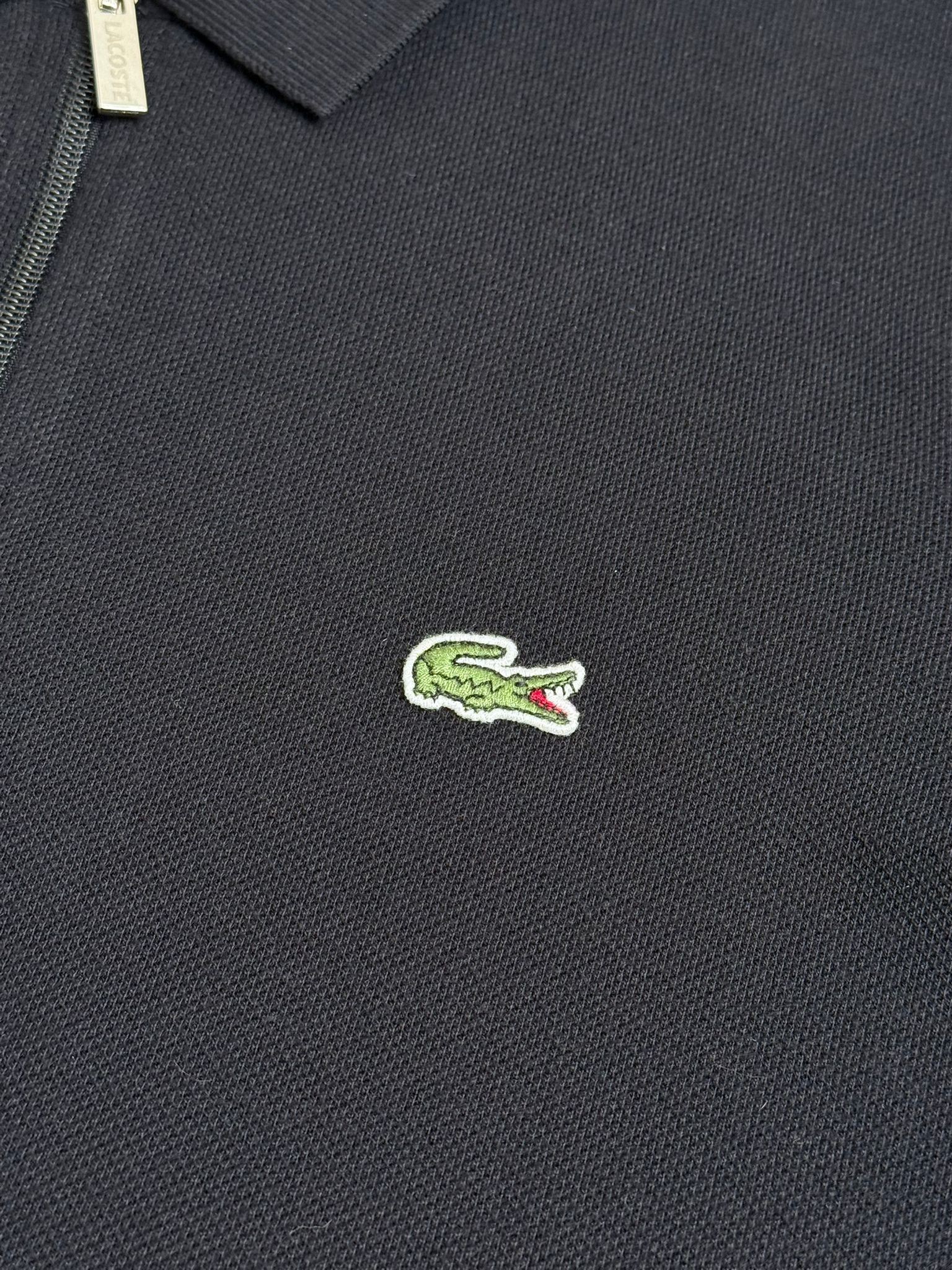 Yeni Sezon Yarım Fermuarlı Basic Mini Logo Polo Yaka 