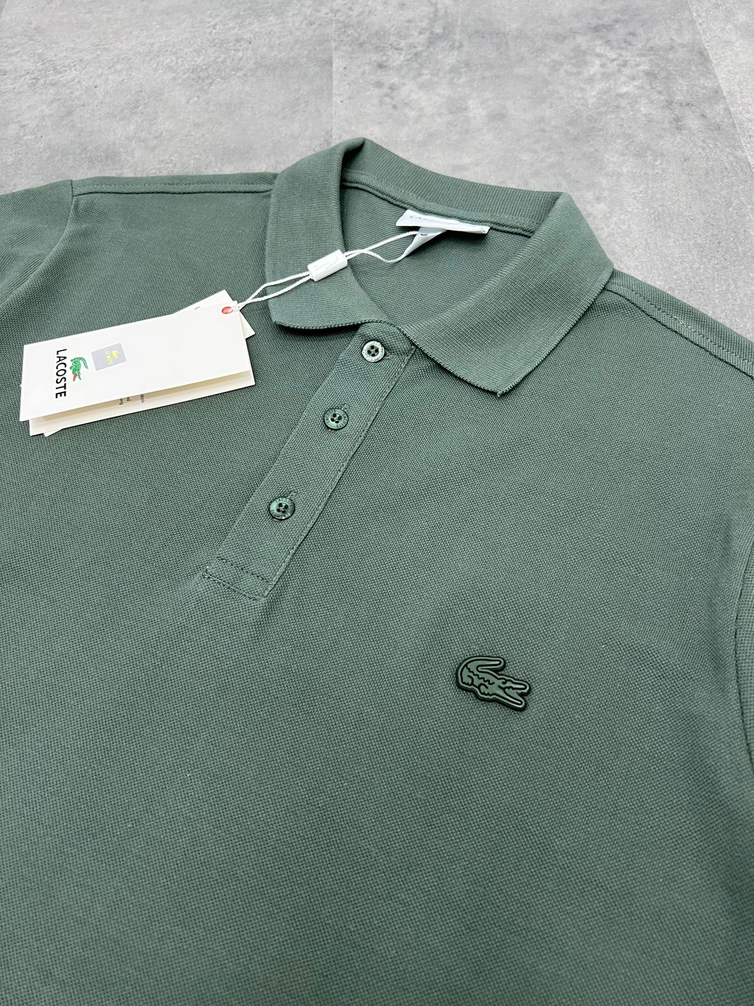 Yeni Sezon Özel Patch Logo Limited Edition Haki Polo Yaka