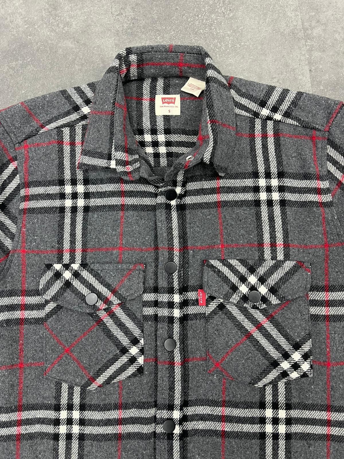 Yeni Sezon Çift Cepli Desenli Kışlık Oduncu Gömleği