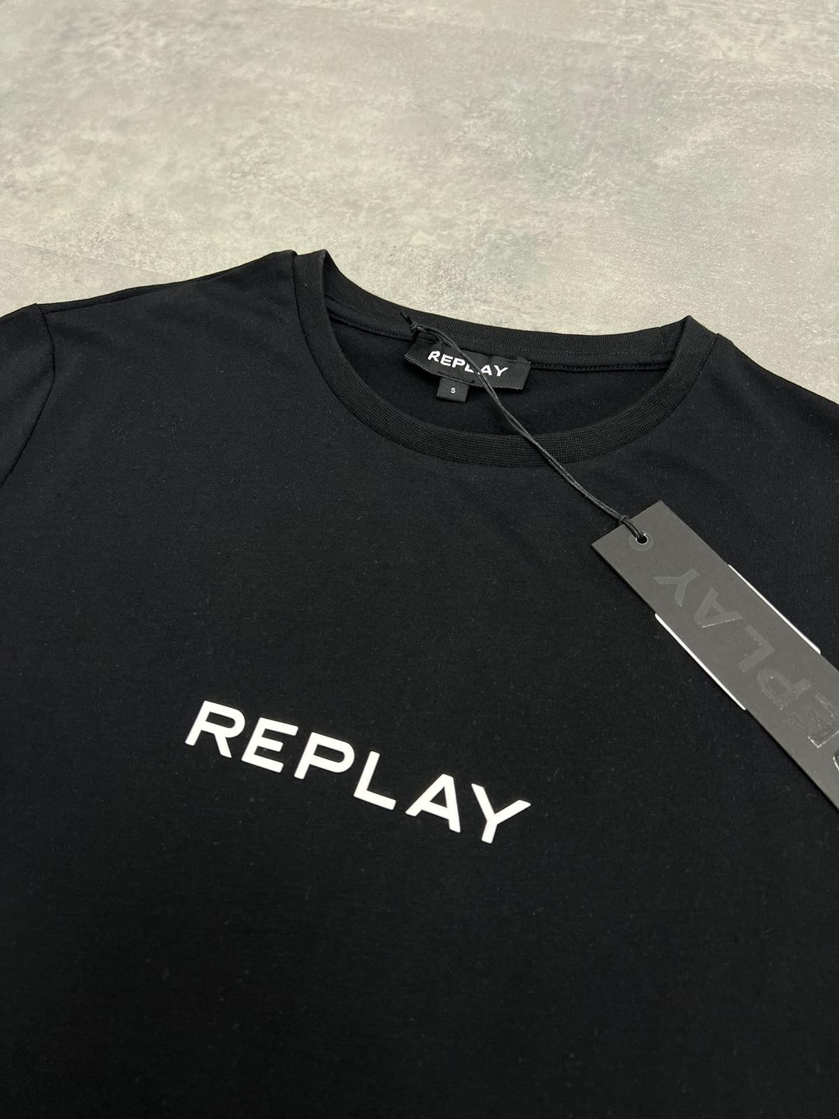 Yeni Sezon Mid Icon Logo Black T-shirt