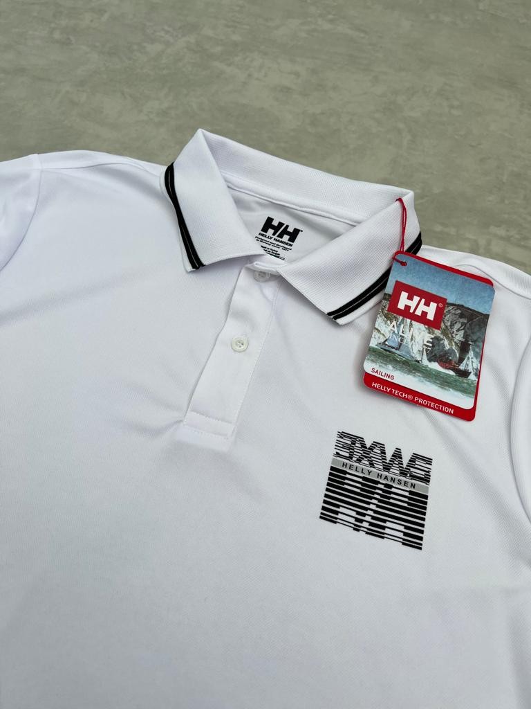 3XW5 HYDROPOWER Clima Cool (Nefes Alan) Polo Yaka White T-shirt